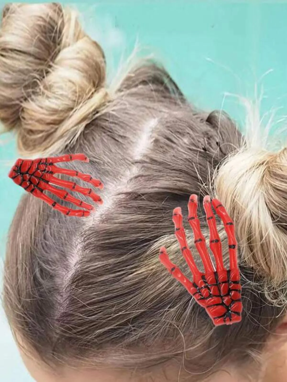 Halloween Skeleton Hand Hair Clip - Image 8
