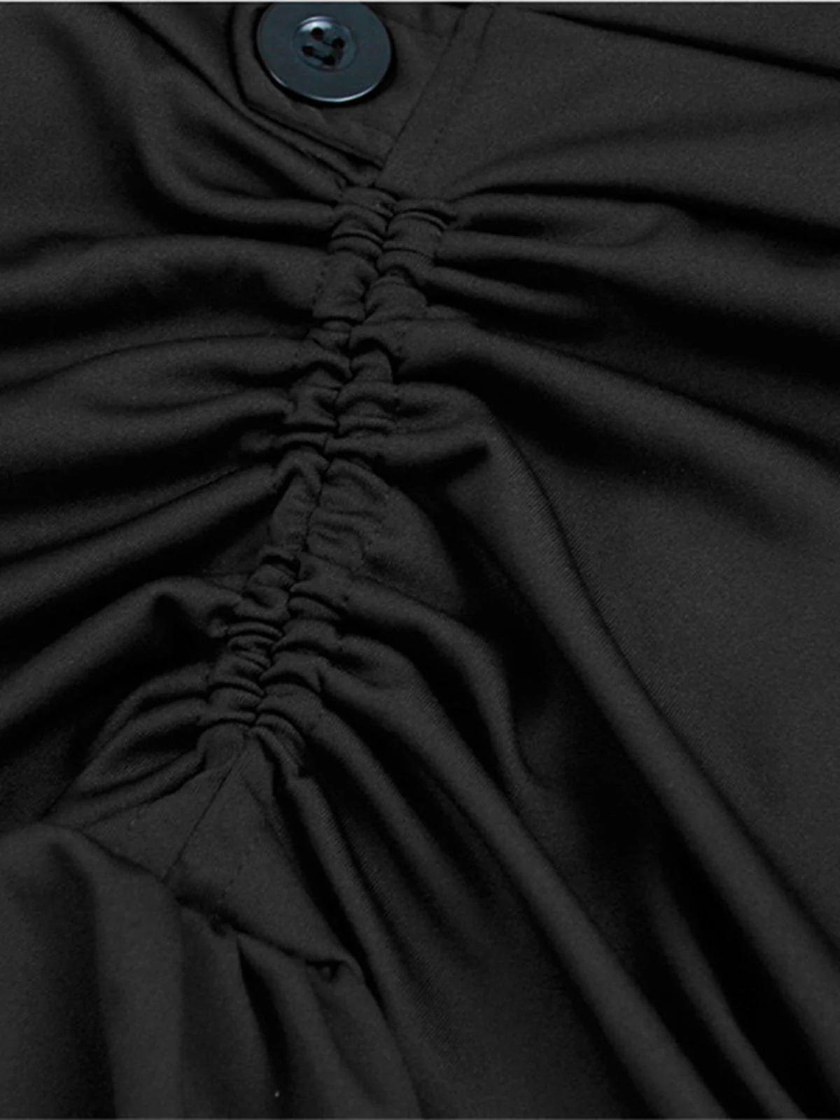 Halloween Solid Lace Gothic Ruffle Skirt - Image 10