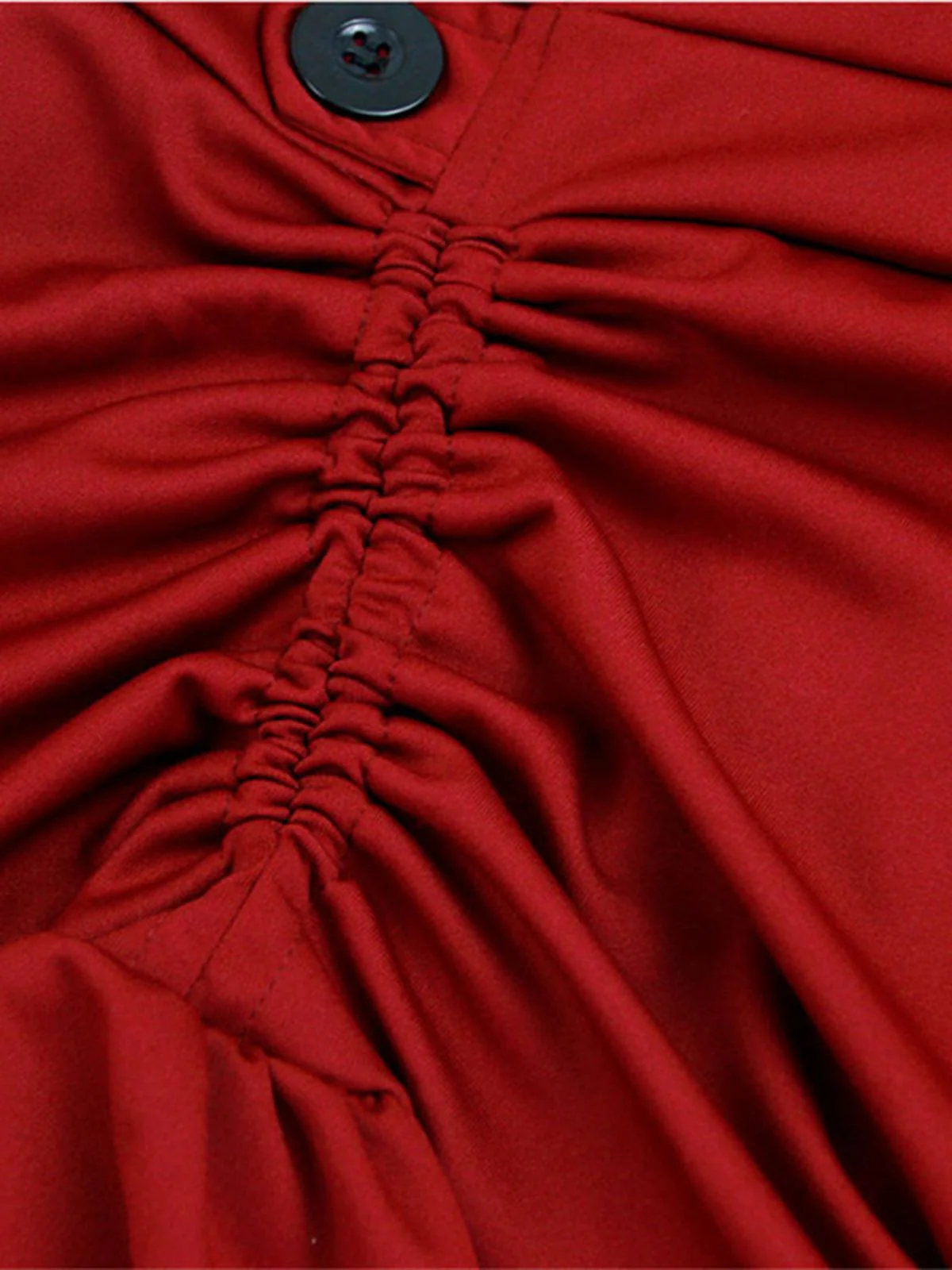 Halloween Solid Lace Gothic Ruffle Skirt - Image 4