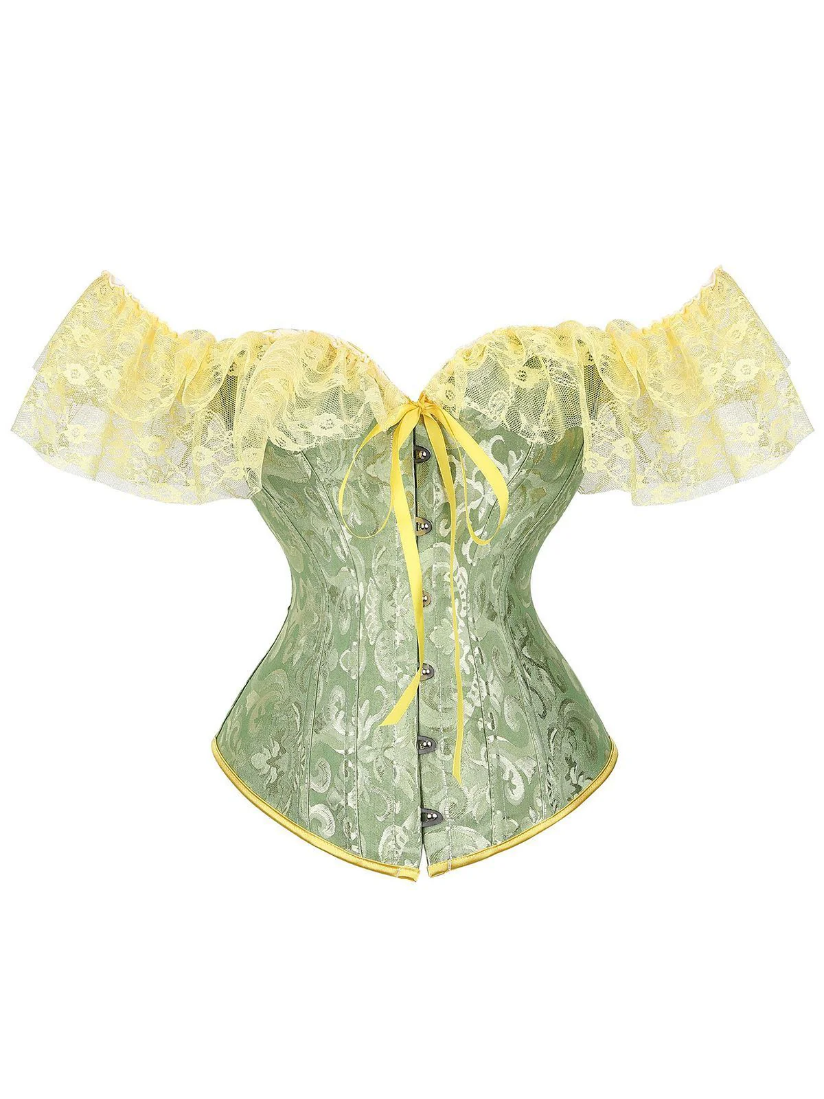Halloween Steampunk Lace Gothic Corset - Image 3