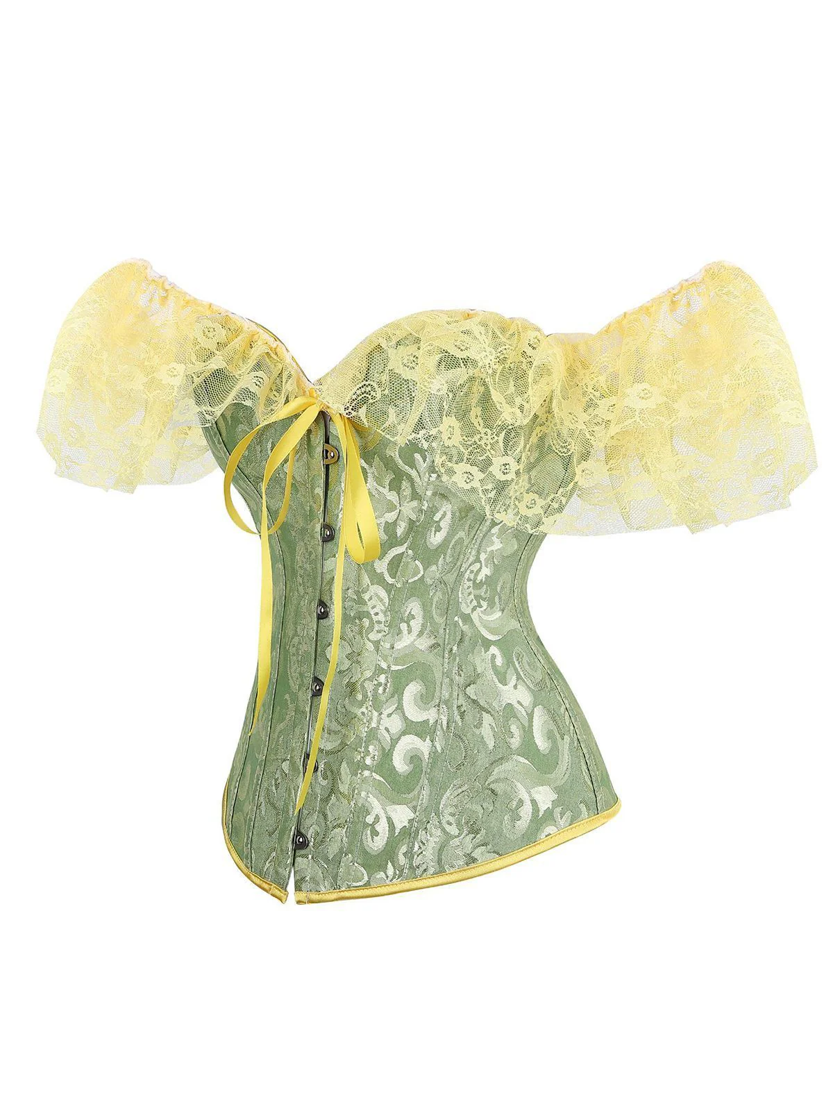 Halloween Steampunk Lace Gothic Corset - Image 4