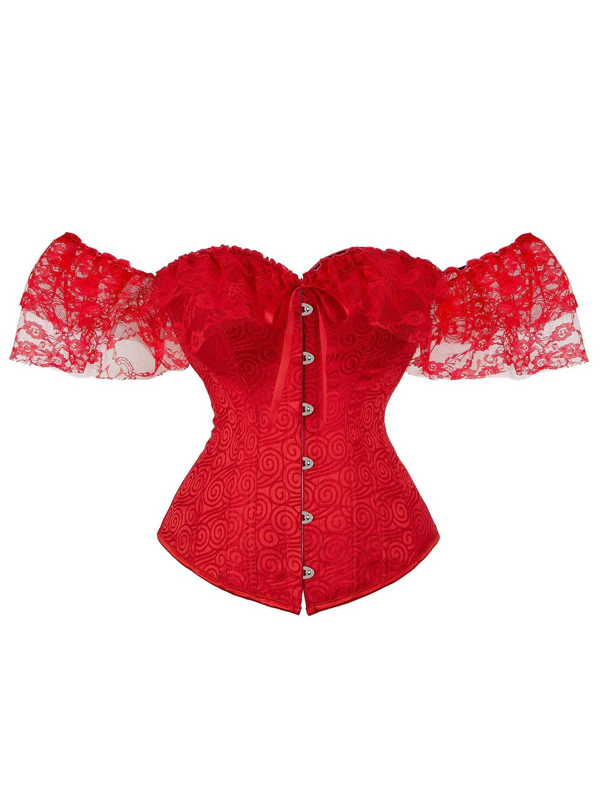 Halloween Steampunk Lace Gothic Corset - Image 5