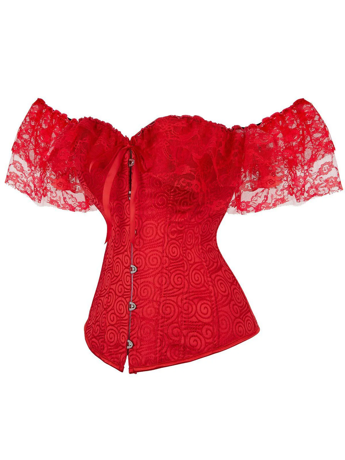 Halloween Steampunk Lace Gothic Corset - Image 6