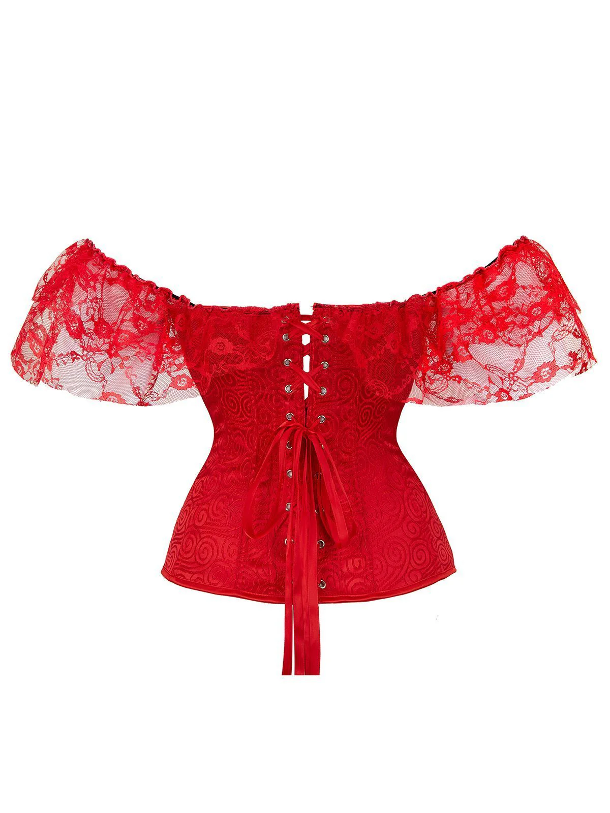 Halloween Steampunk Lace Gothic Corset - Image 7