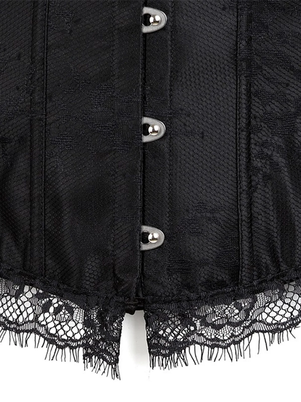 Halloween Steampunk Lace Patchwork Corset - Image 14