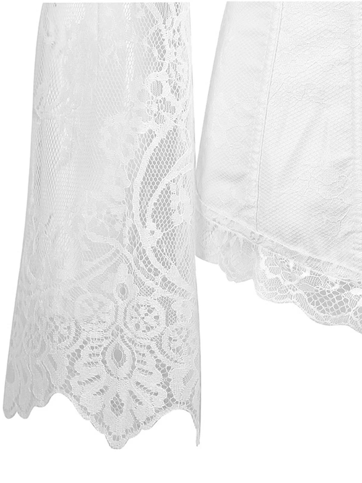 Halloween Steampunk Lace Patchwork Corset - Image 17