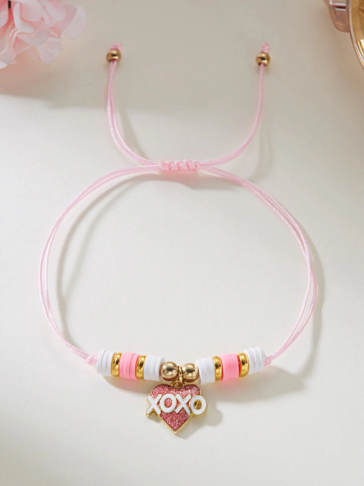 Heart Love Adjustable Woven Valentine's Day Bracelet - Image 10