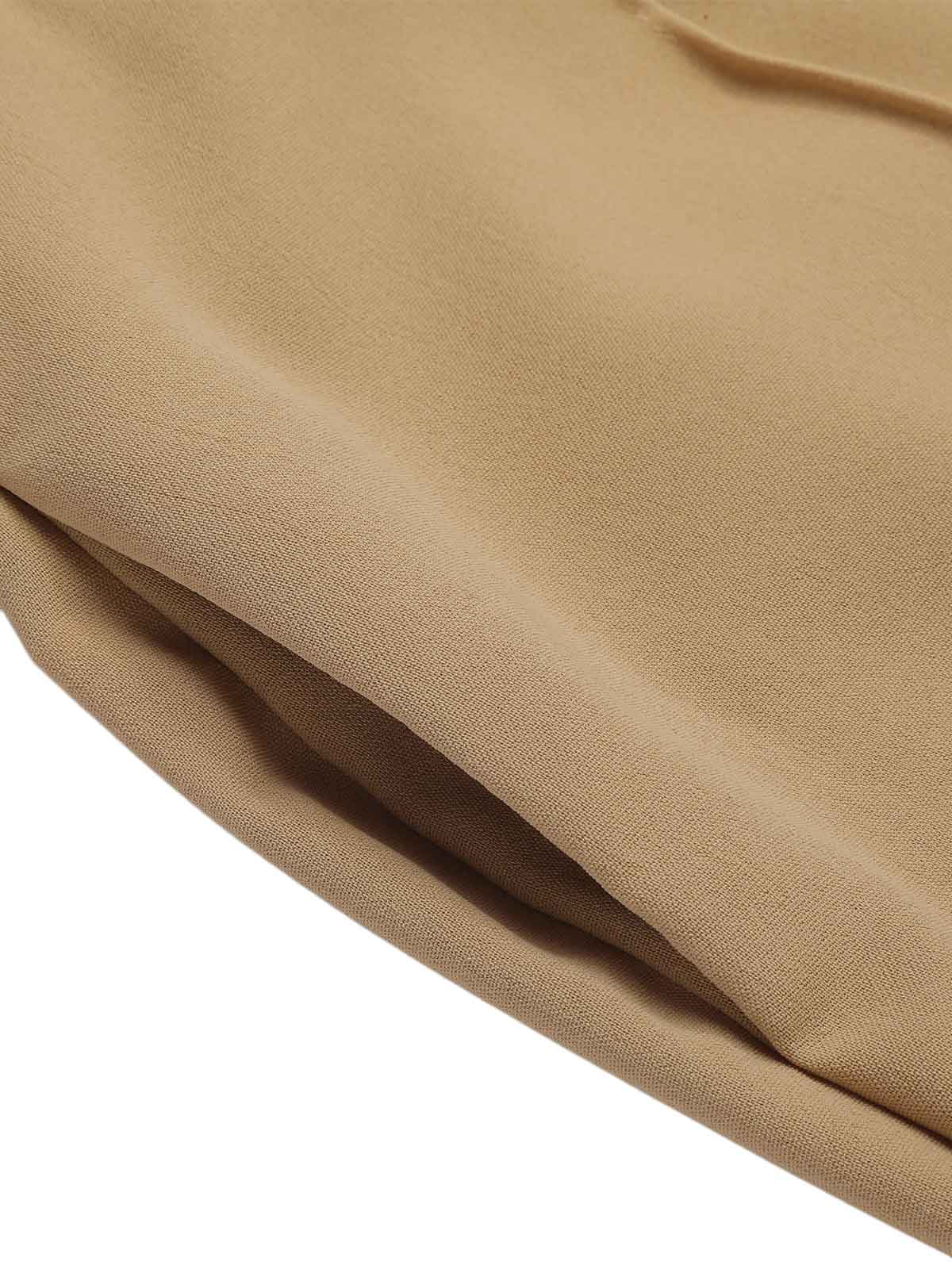Khaki 1940s High Waist Wide Leg Pants - Image 6