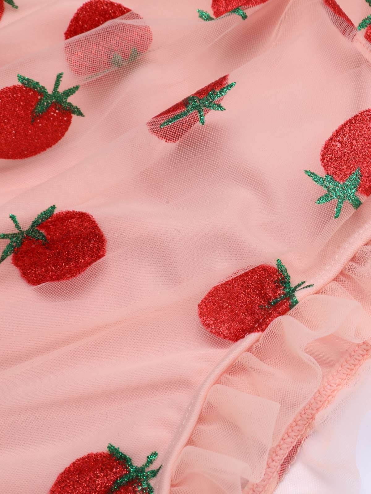 Lace Strawberry Cami Tankini Set - Image 9