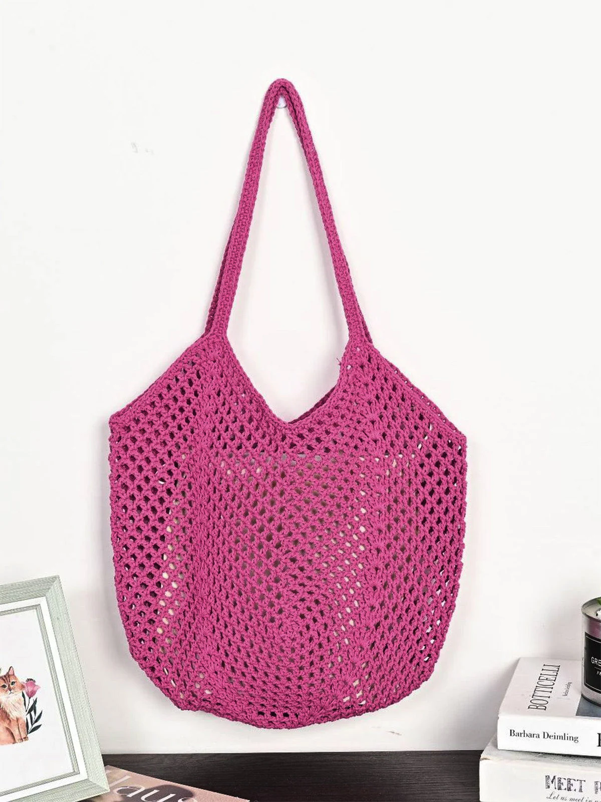 Large-Capacity Woven Straw Bag - Image 4