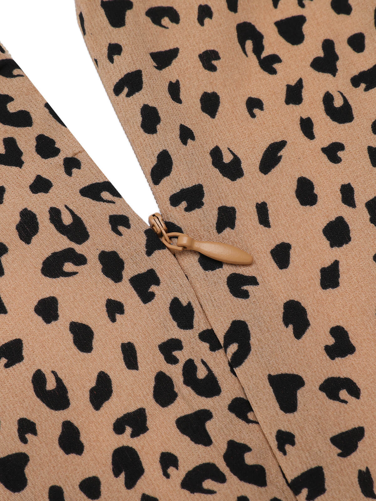 1930s Leopard Print Mullet Sleeves V-neck Romper - Image 6