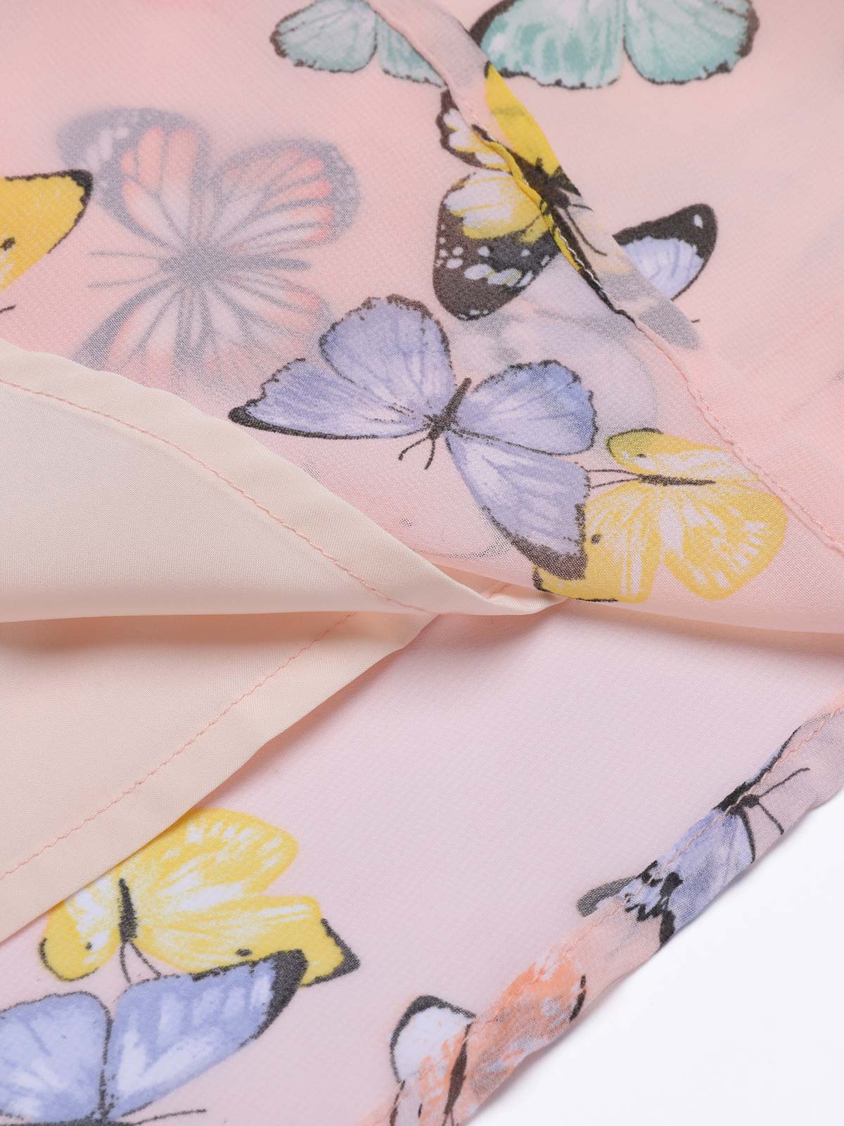 [Pre-Sale] Light Pink Butterfly Strap Lace-up Vintage Dress - Image 6