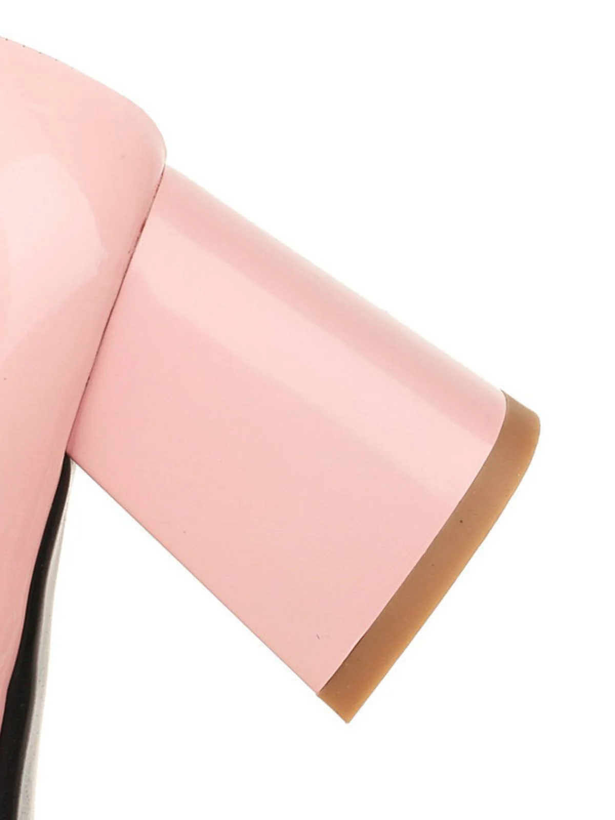 Mary Jane Patchwork High Heels Shoes - Image 13