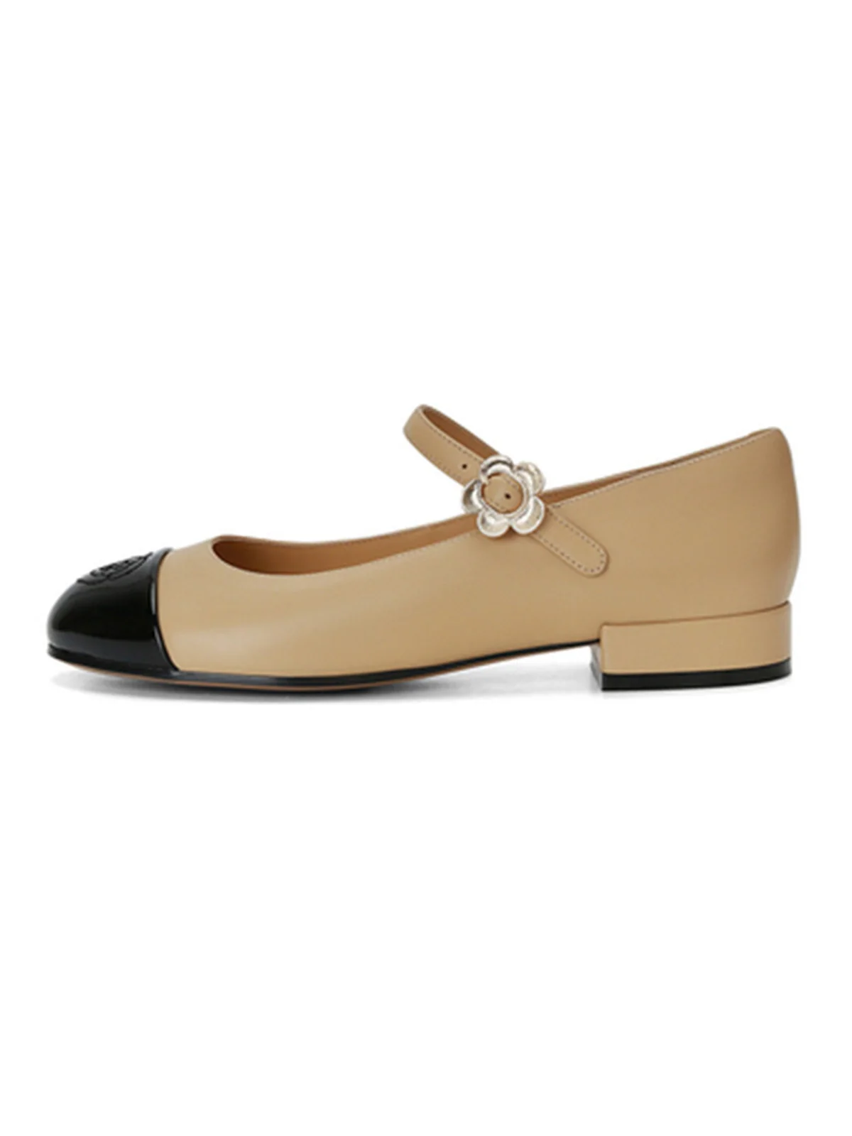 Mary Jane Thick Heel Leather Shoes - Image 4