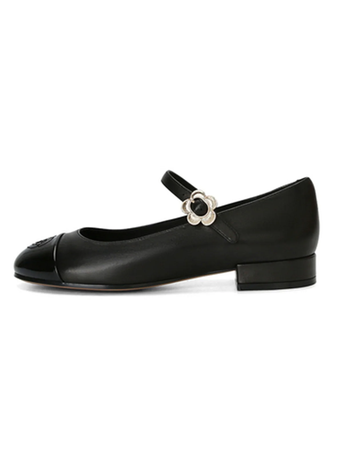 Mary Jane Thick Heel Leather Shoes - Image 5