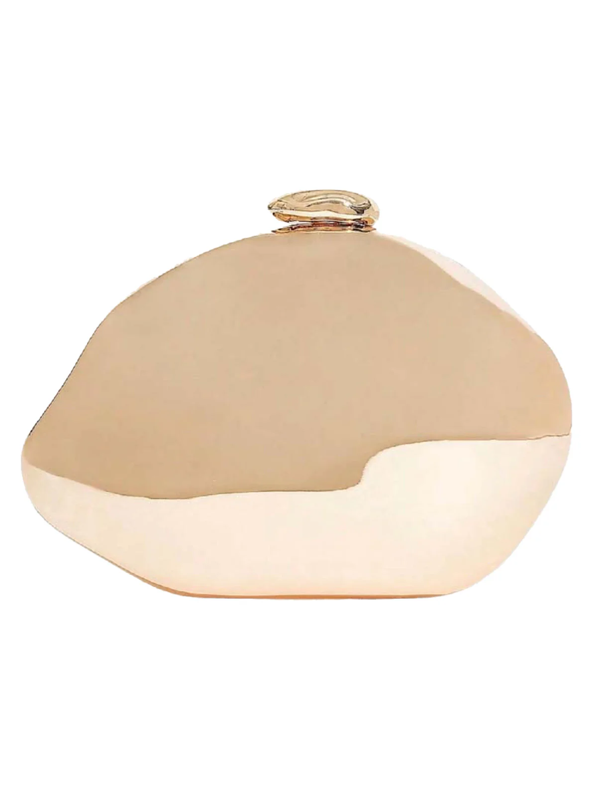 Metallic Stone Inlay Evening Bag - Image 4