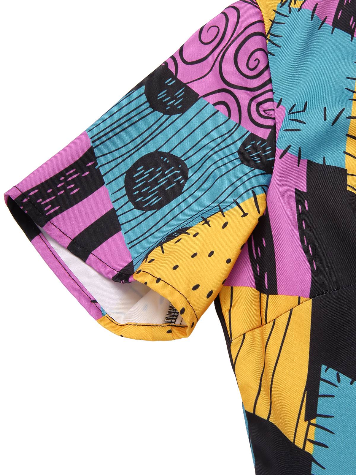 Multicolor 1940s Nightmare Before Christmas Sally Jumpsuit - Image 7