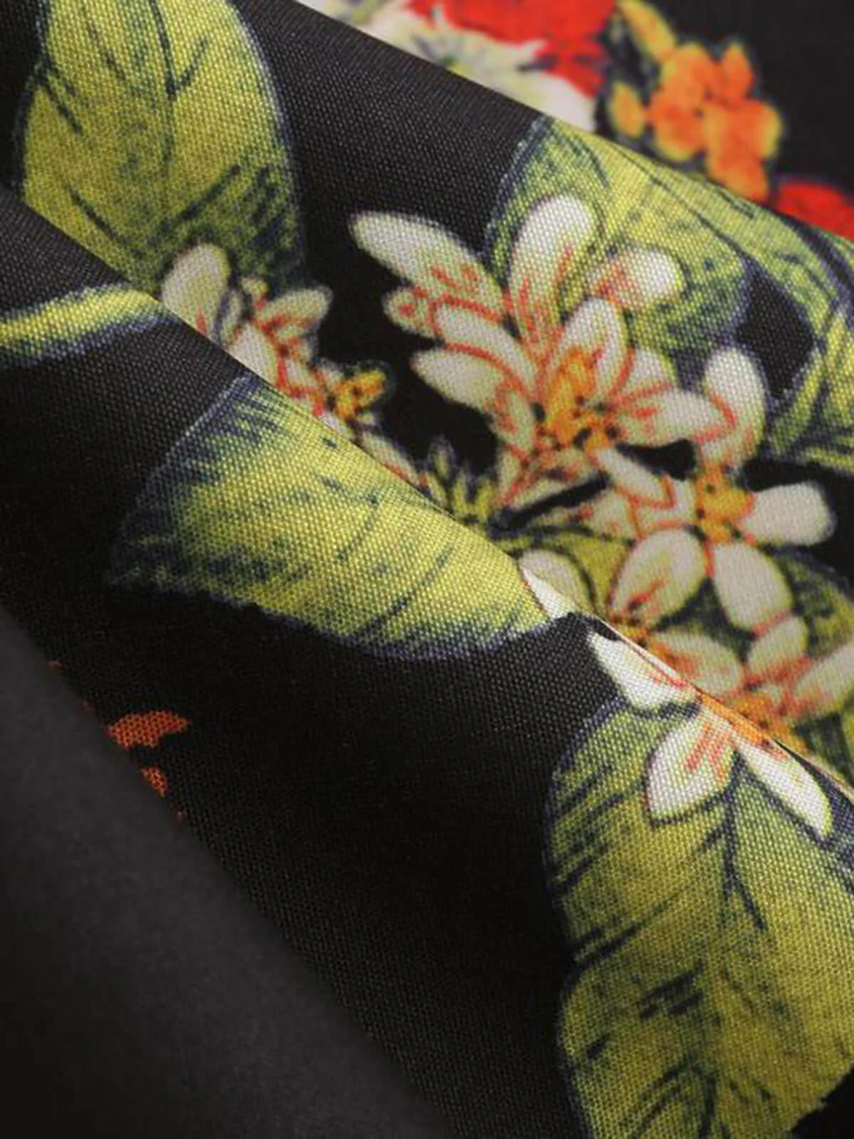 Multicolor 1950s Frida Floral A-Line Skirt - Image 3