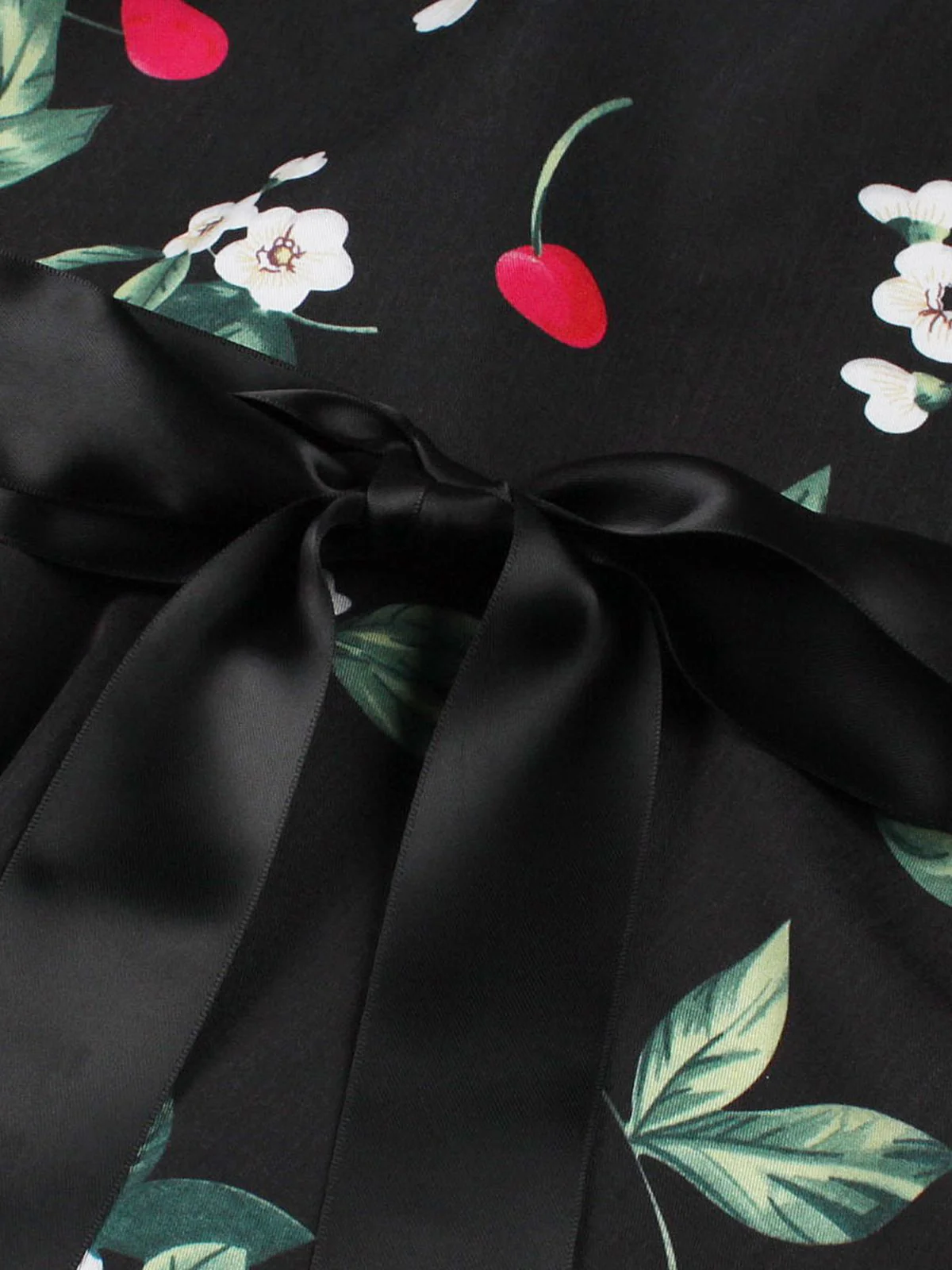Multicolor 1950s Halter Floral Lace Hem Dress - Image 3