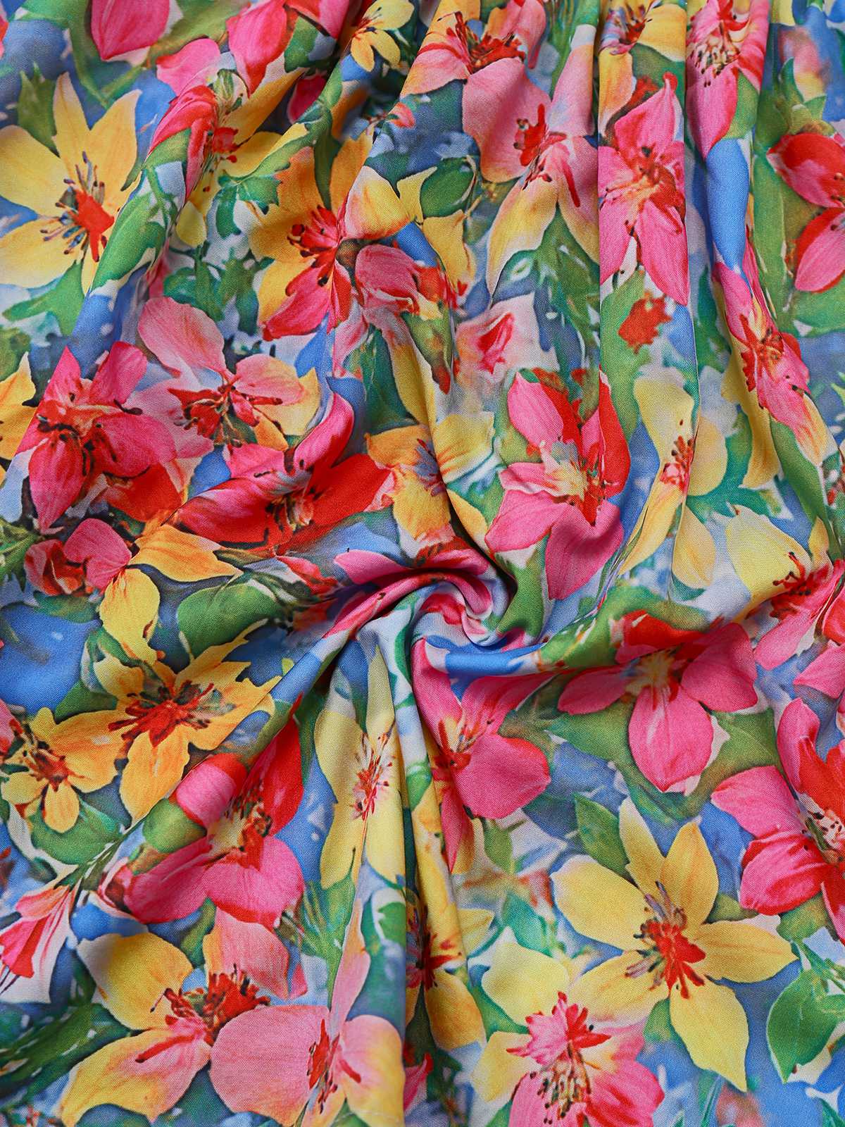Multicolor 1960s Halter Floral Bow Heart Dress - Image 7