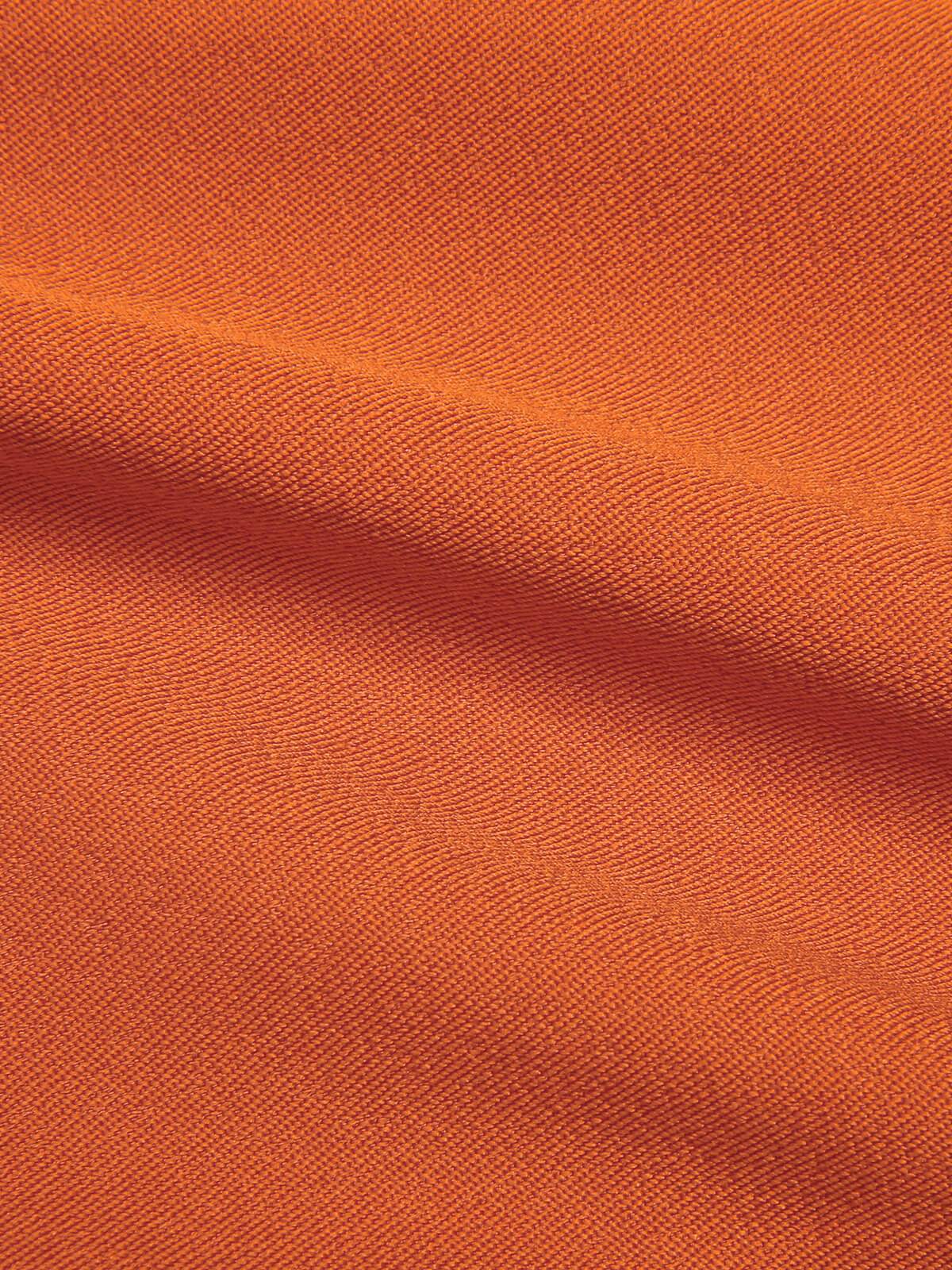Orange 1960s Button A-Line Suspender Skirt - Image 5