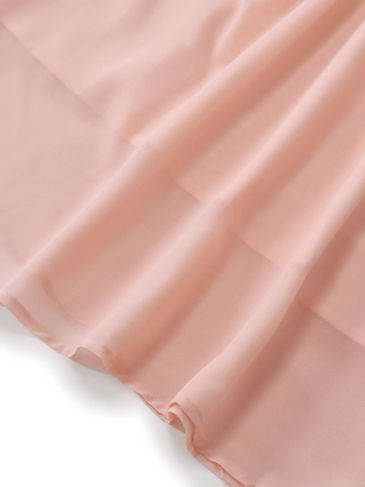 Peach 1940s Halter Cutout Button-Front Maxi Dress - Image 6