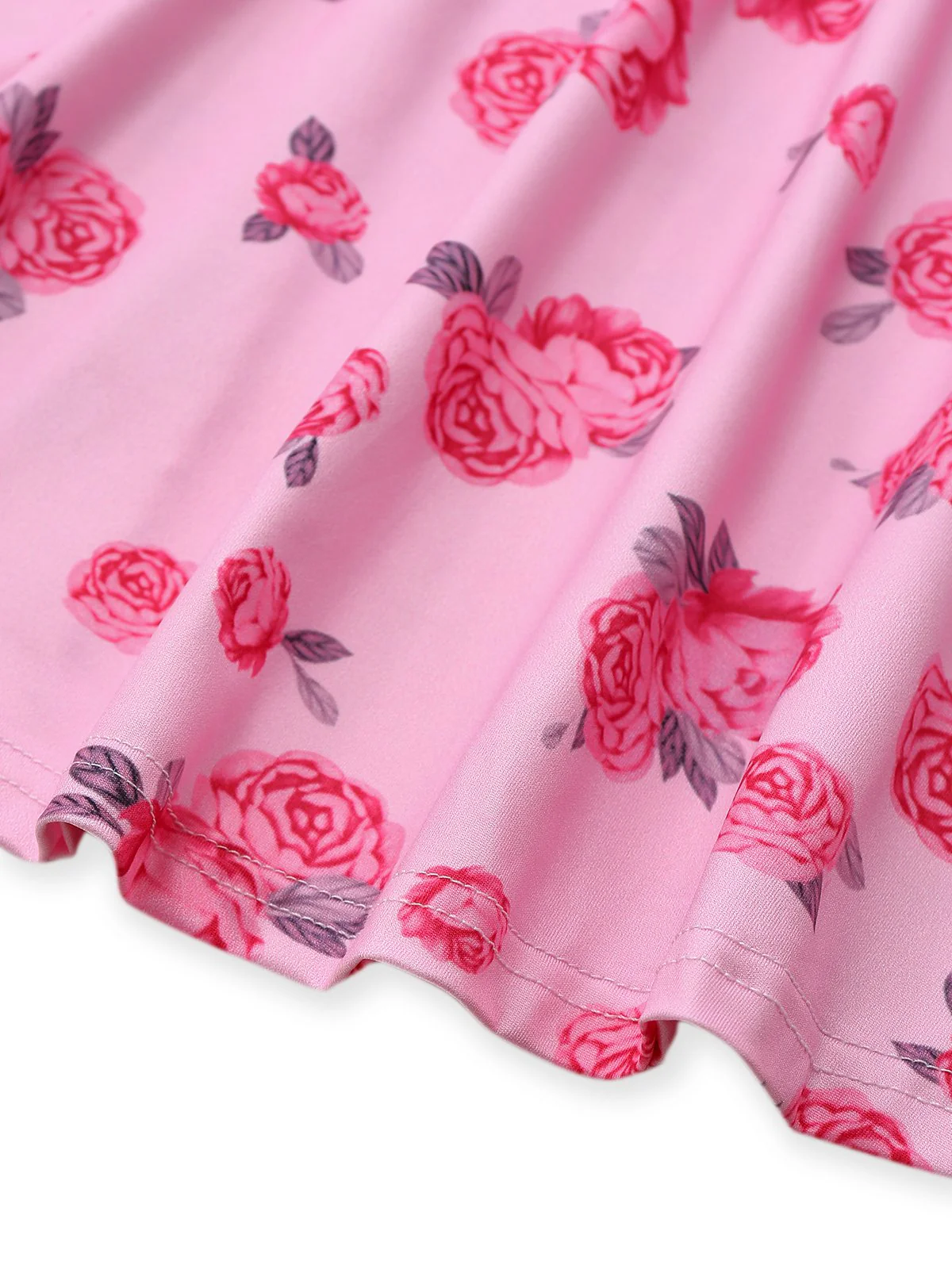 Pink 1930s Rose Cowl Neck Fishtail Dress - Image 4