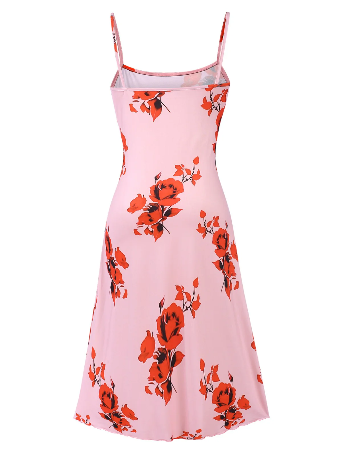 Pink 1930s Floral Spaghetti Straps Nightgown - Image 3