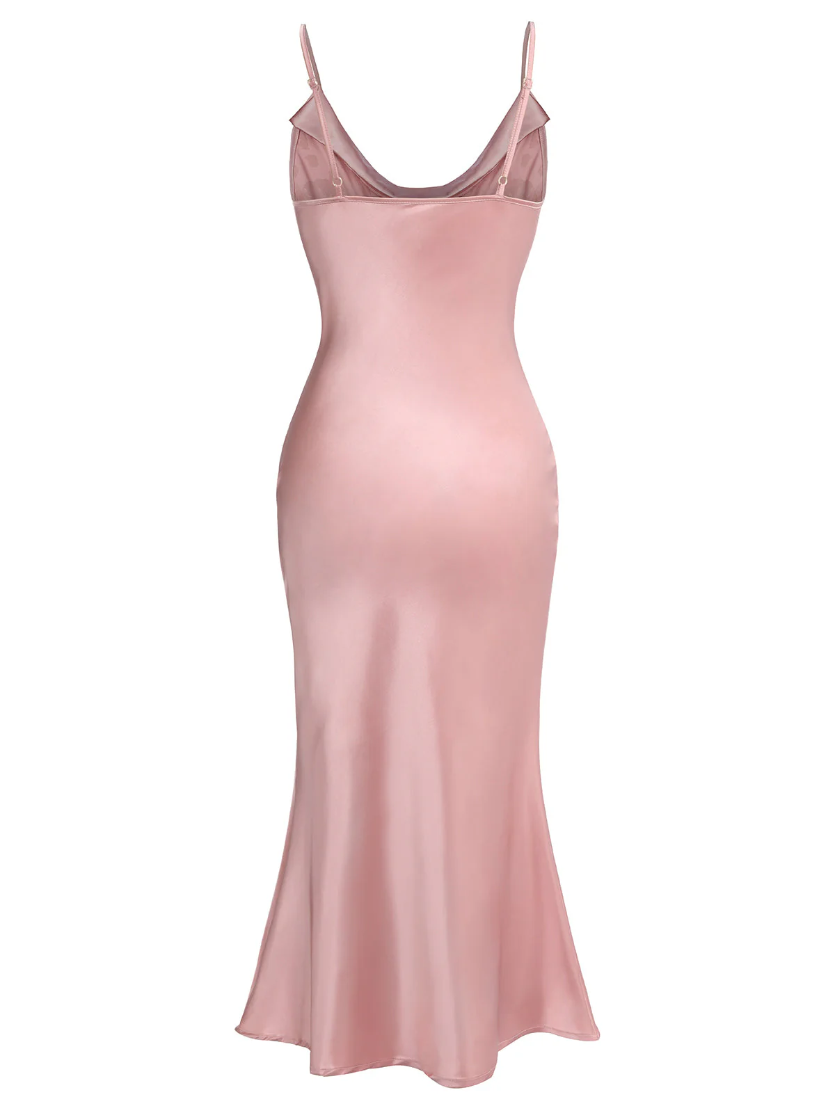 Pink 1930s Halloween Blood Fishtail Dress - Image 6