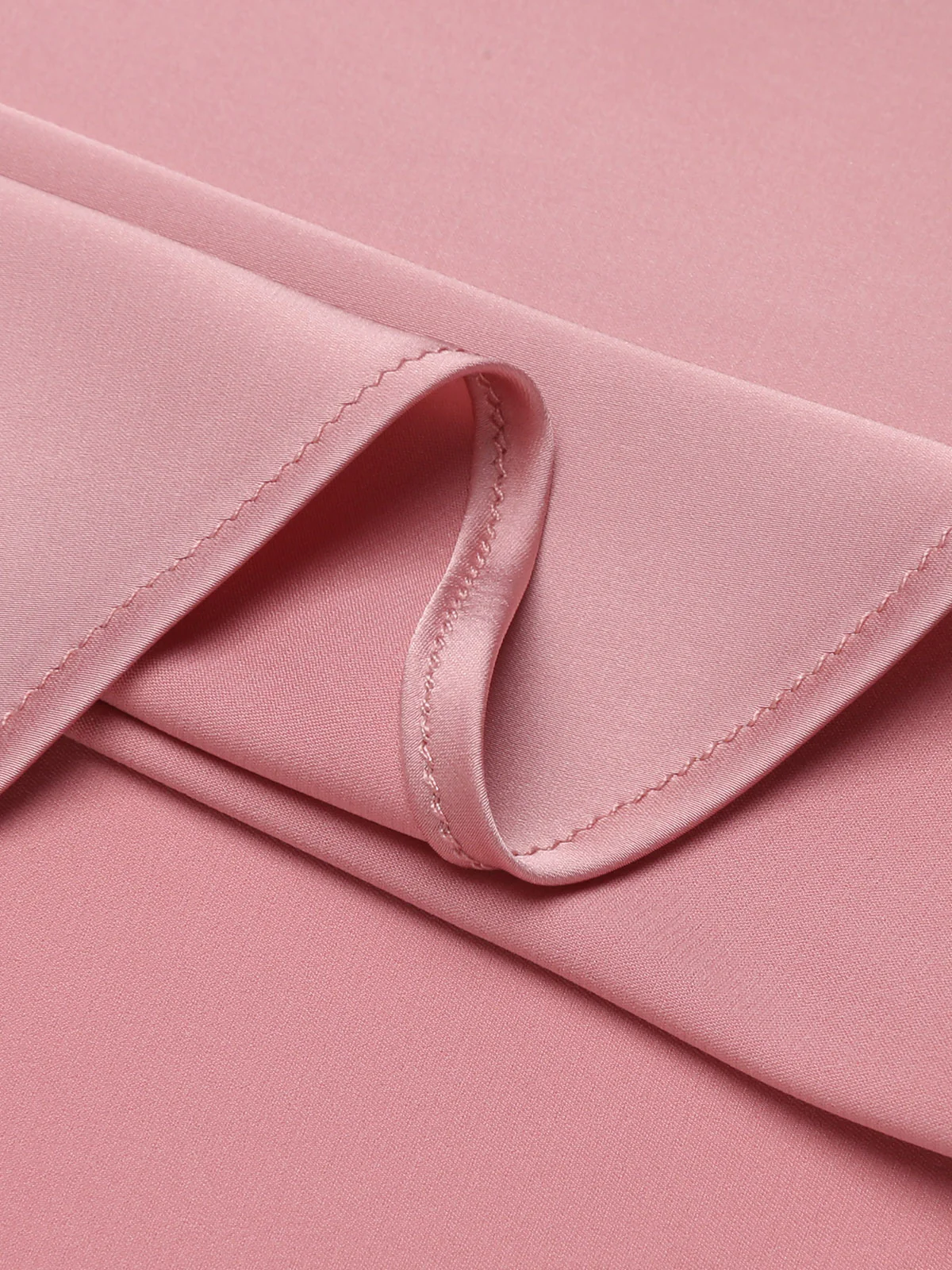 Pink 1930s Spaghetti Strap Fishtail Dress - Image 7