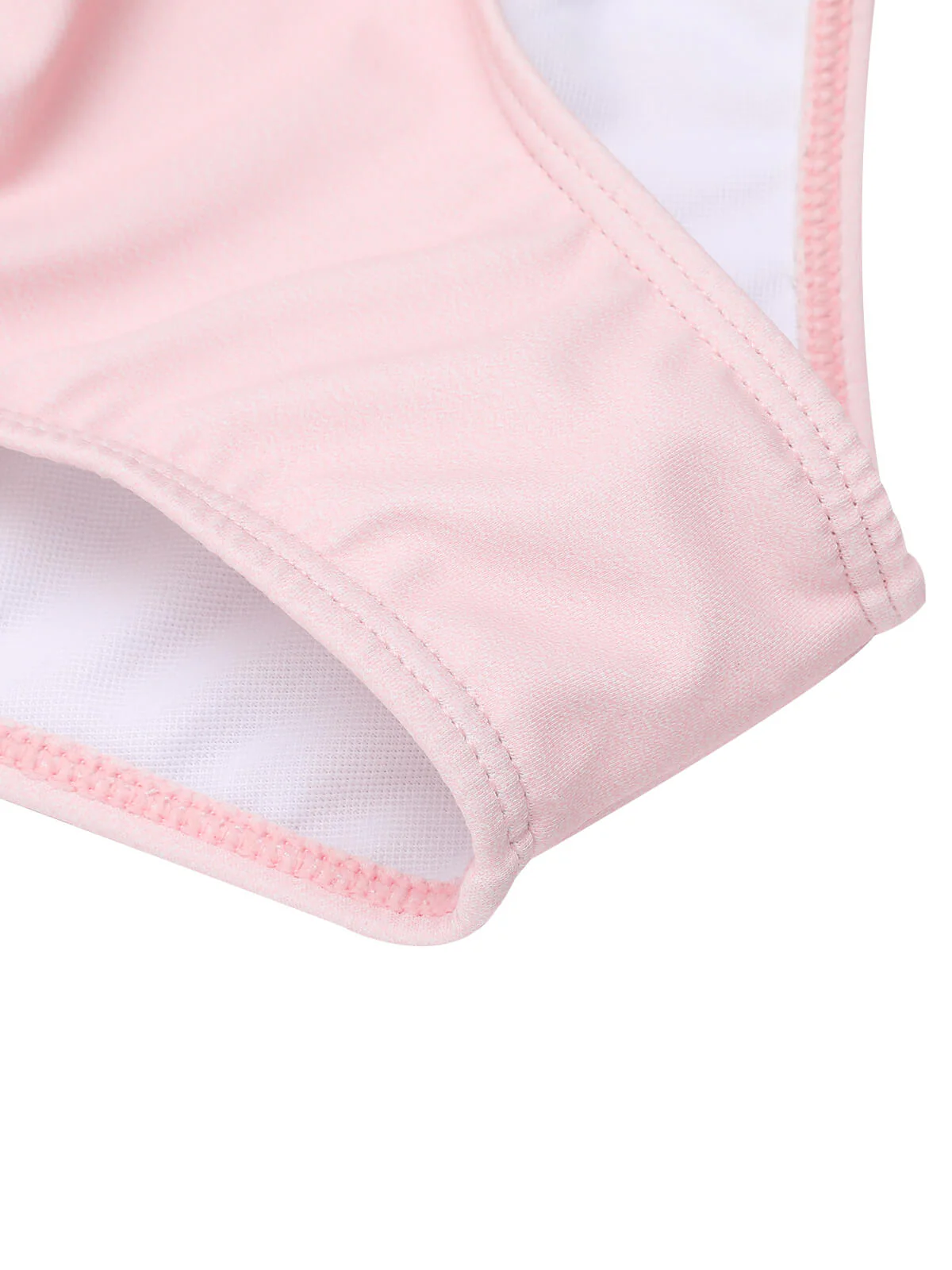 Pink 1940s Rose Strap One-piece Swimsuit - Image 6