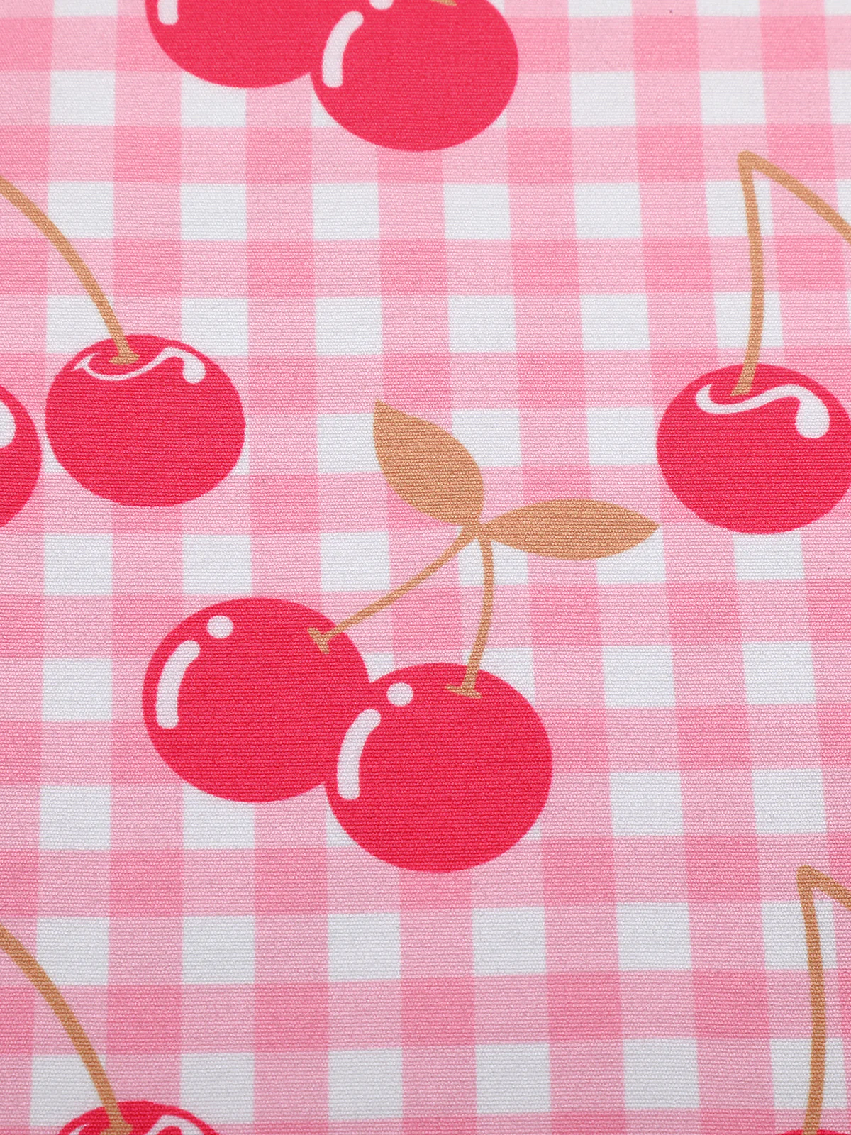Pink 1950s Cherry Spaghetti Strap Dress - Image 6