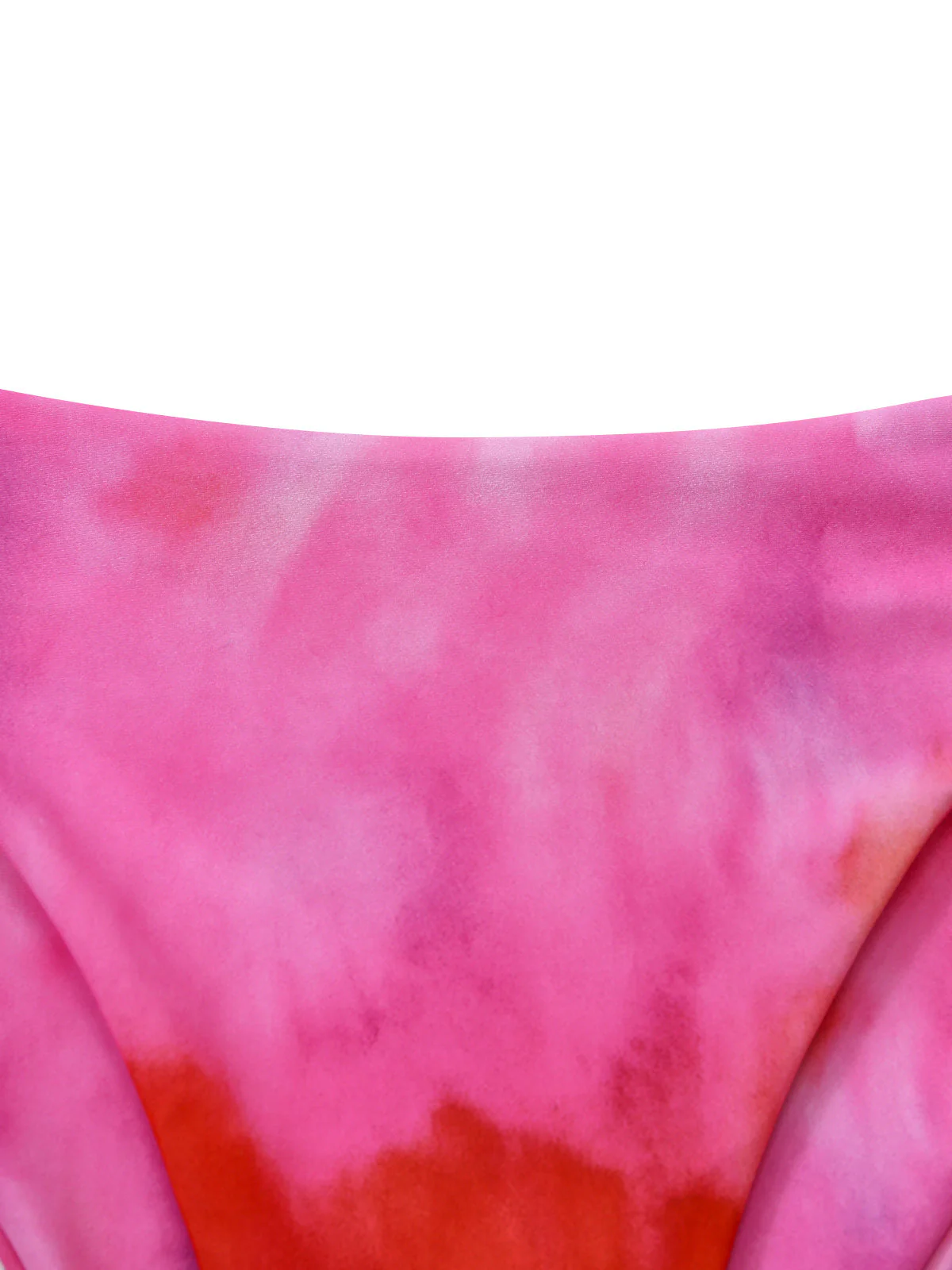 Pink 1950s Gradient Halter Tankini Set & Asymmetric Cover-Up - Image 8
