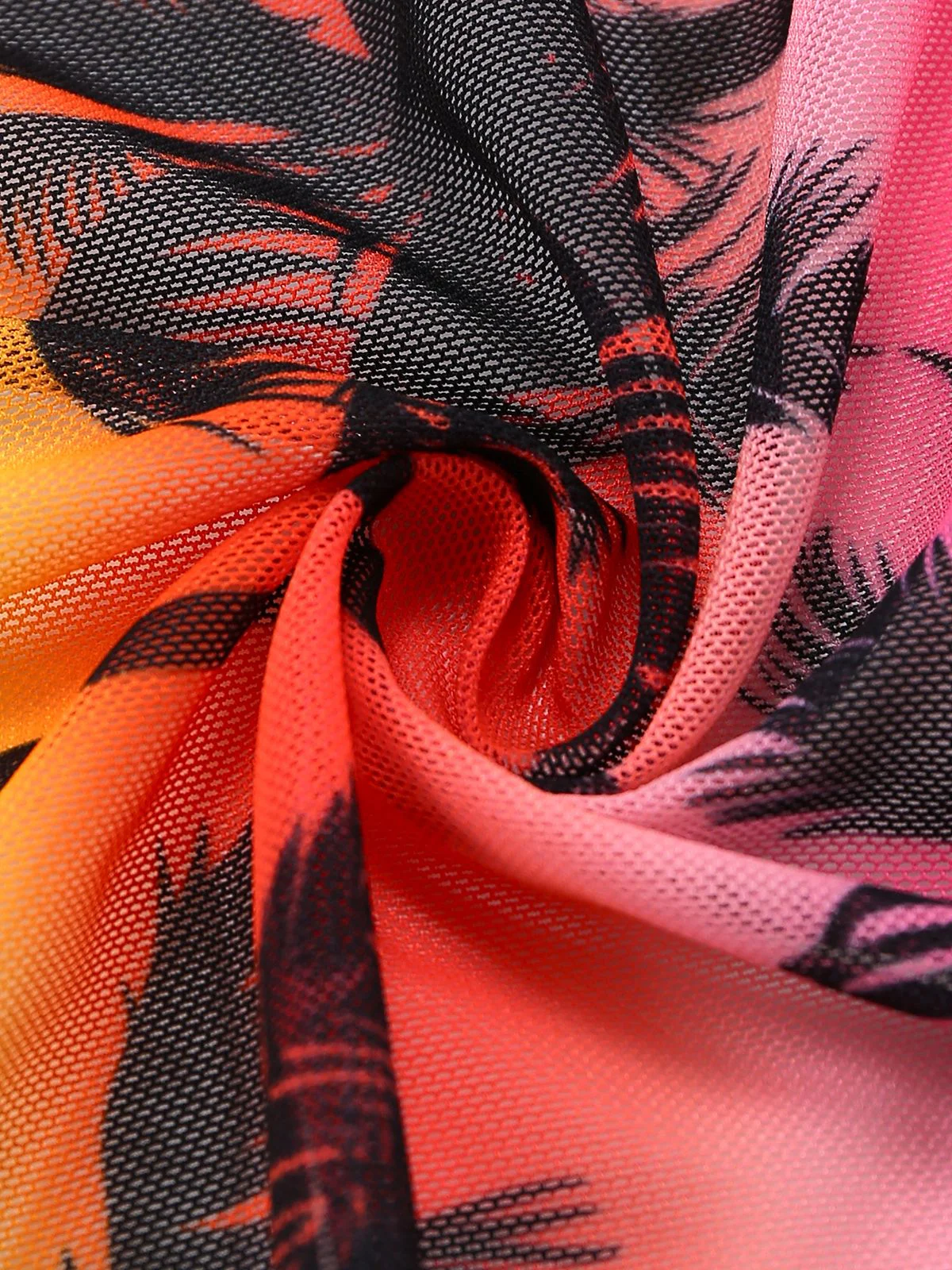 Pink 1960s Floral Tropical Bikini - Image 5