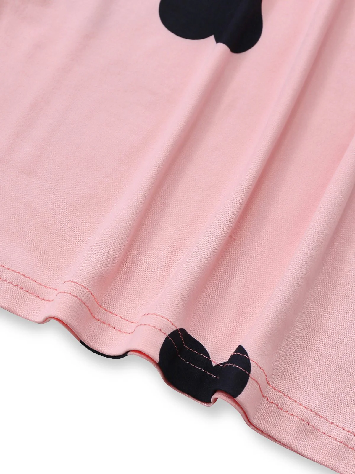 Pink 1960s Heart Round Neck Bodycon Dress - Image 6