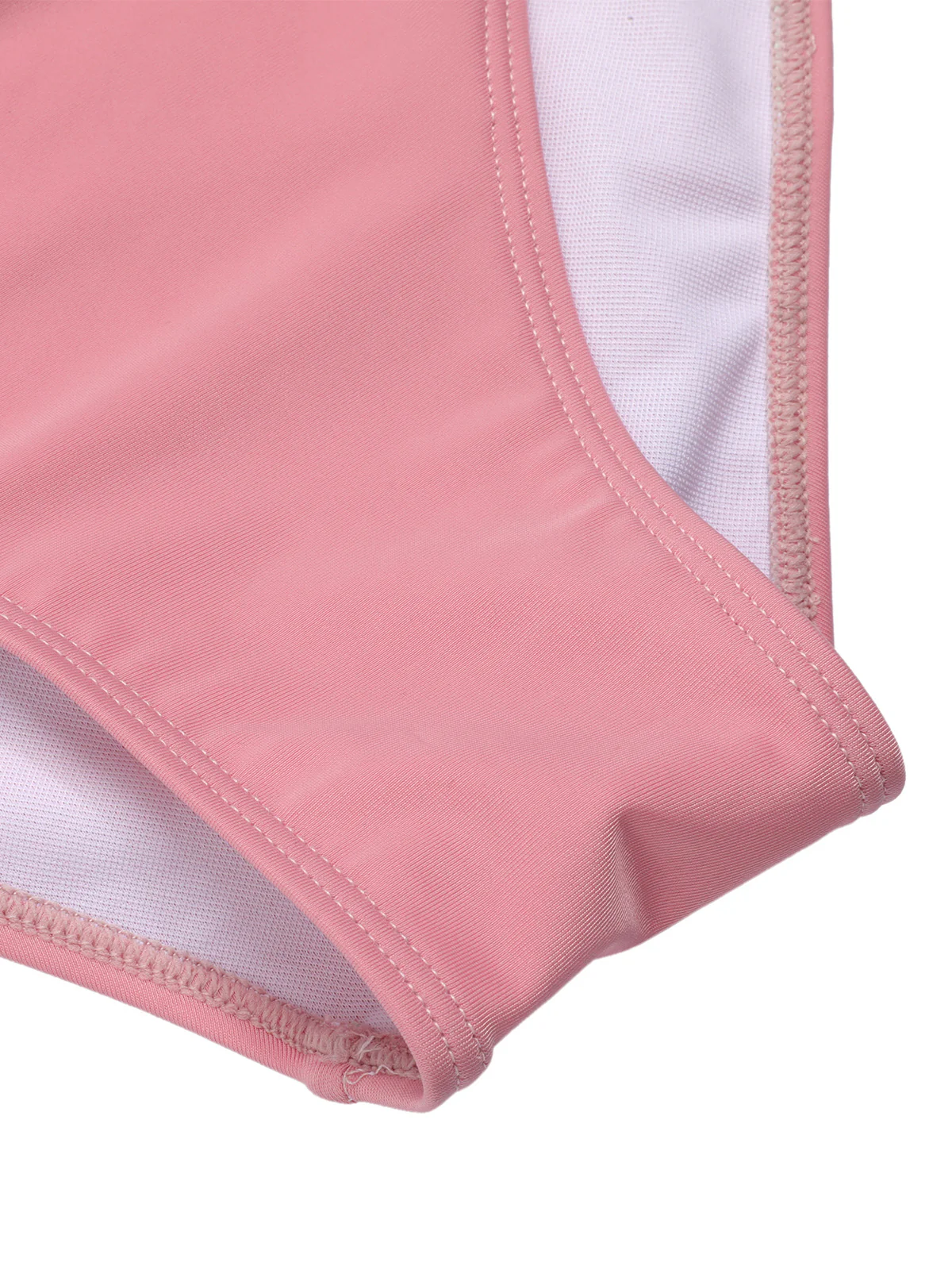 Pink 1960s Strawberry Plaid Halter Swimsuit - Image 7
