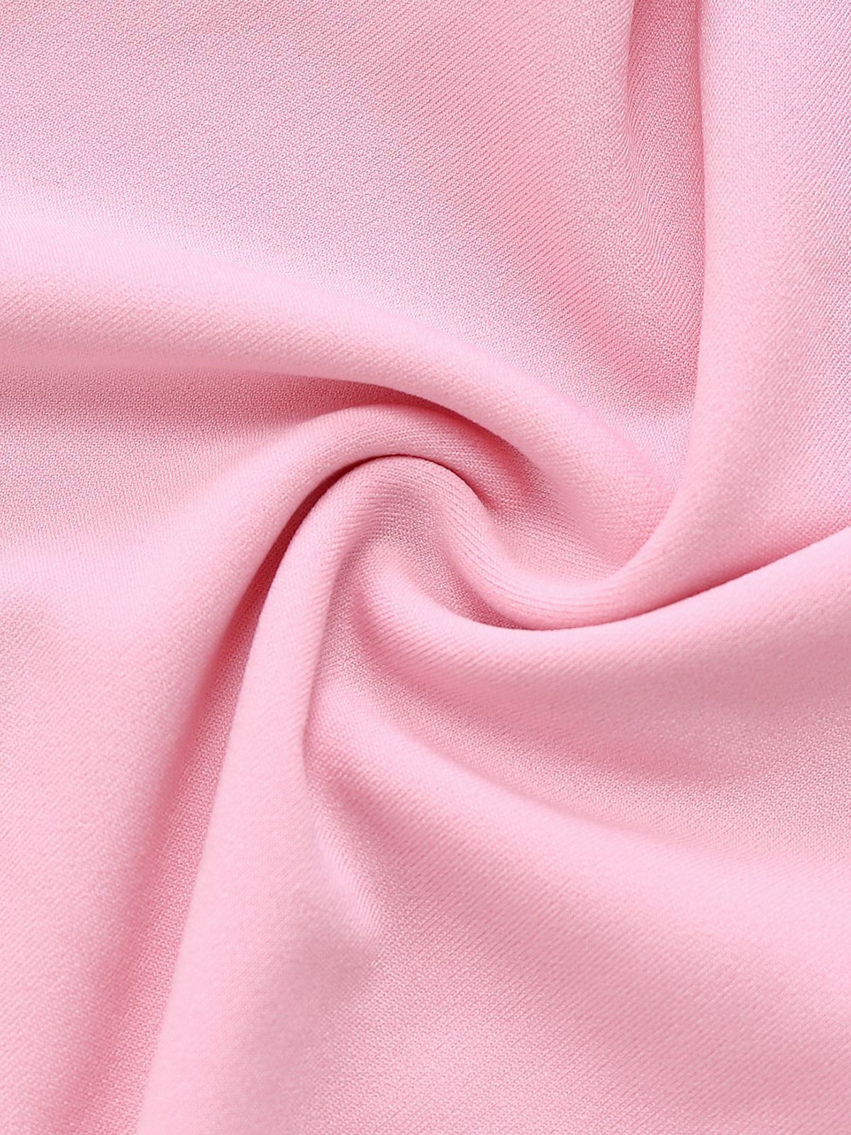Pink 1970s Sequin Feather -Sleeve Wide-Leg Jumpsuit - Image 4