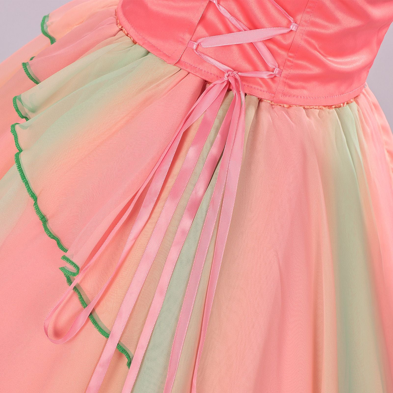 Pink 1970s Wicked Witch Glinda Top & Skirt Set - Image 12