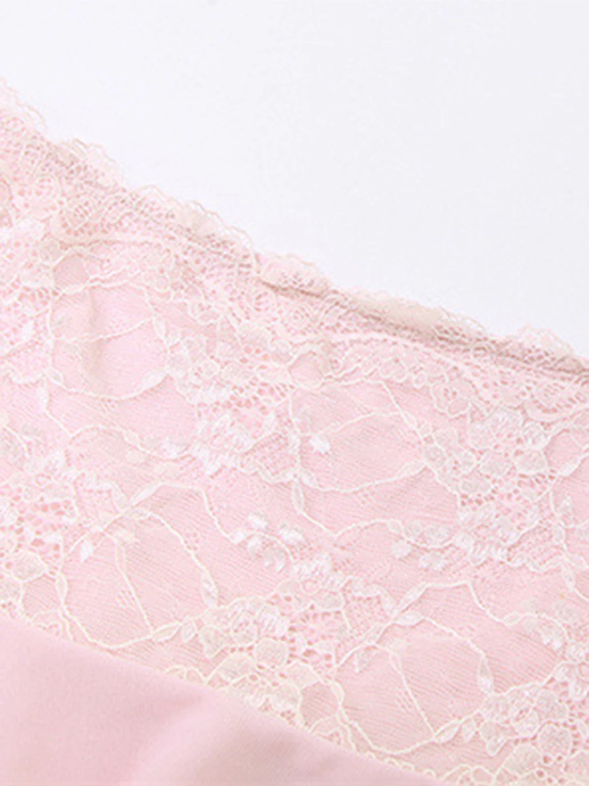 2PCS Dark Pink 1980s Lace Solid Bandeau Top & Embroidered Skirt - Image 11