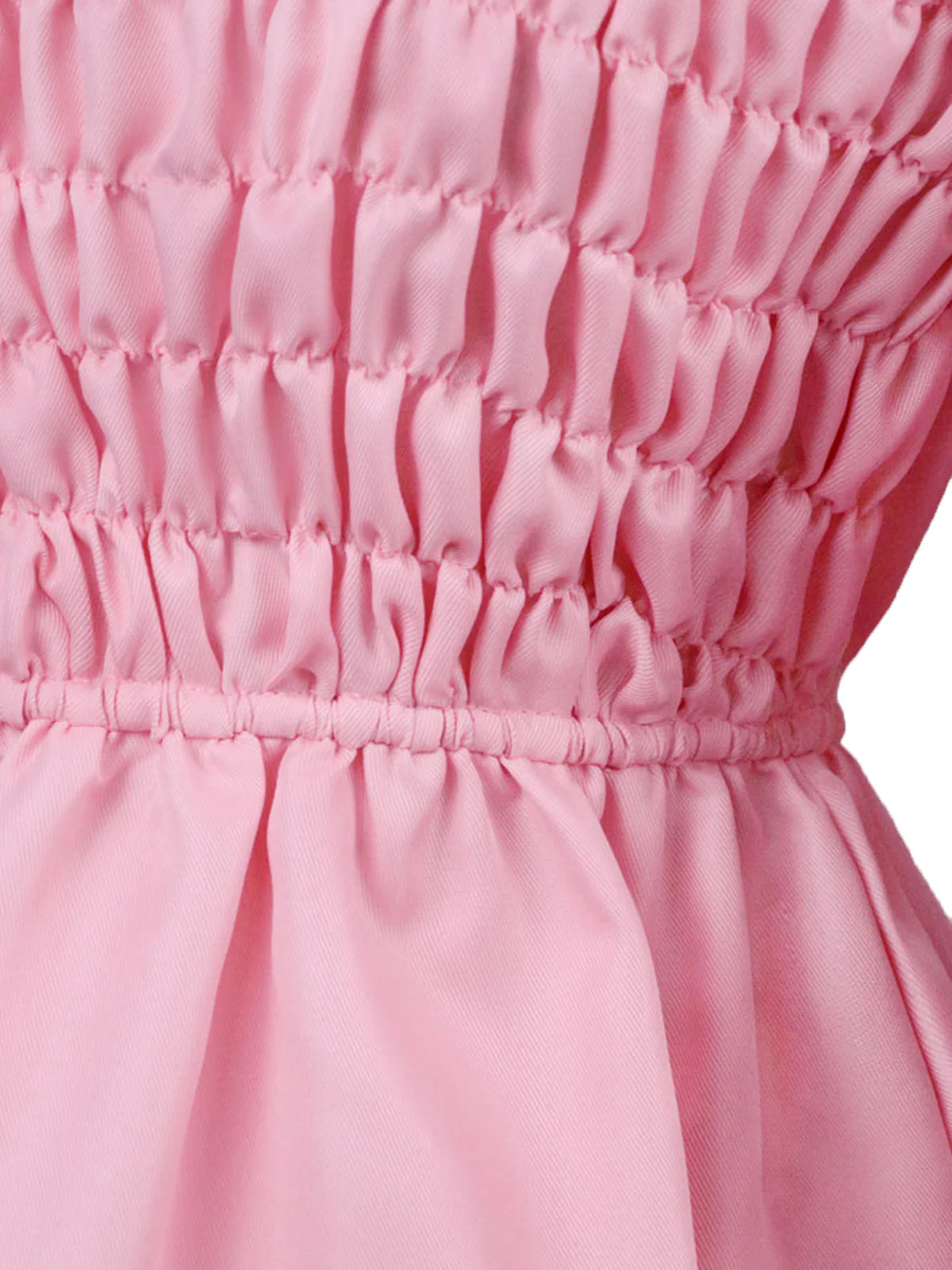 Pink 1980s Smocked Stranger Things Costume Eleven Dress - Image 5