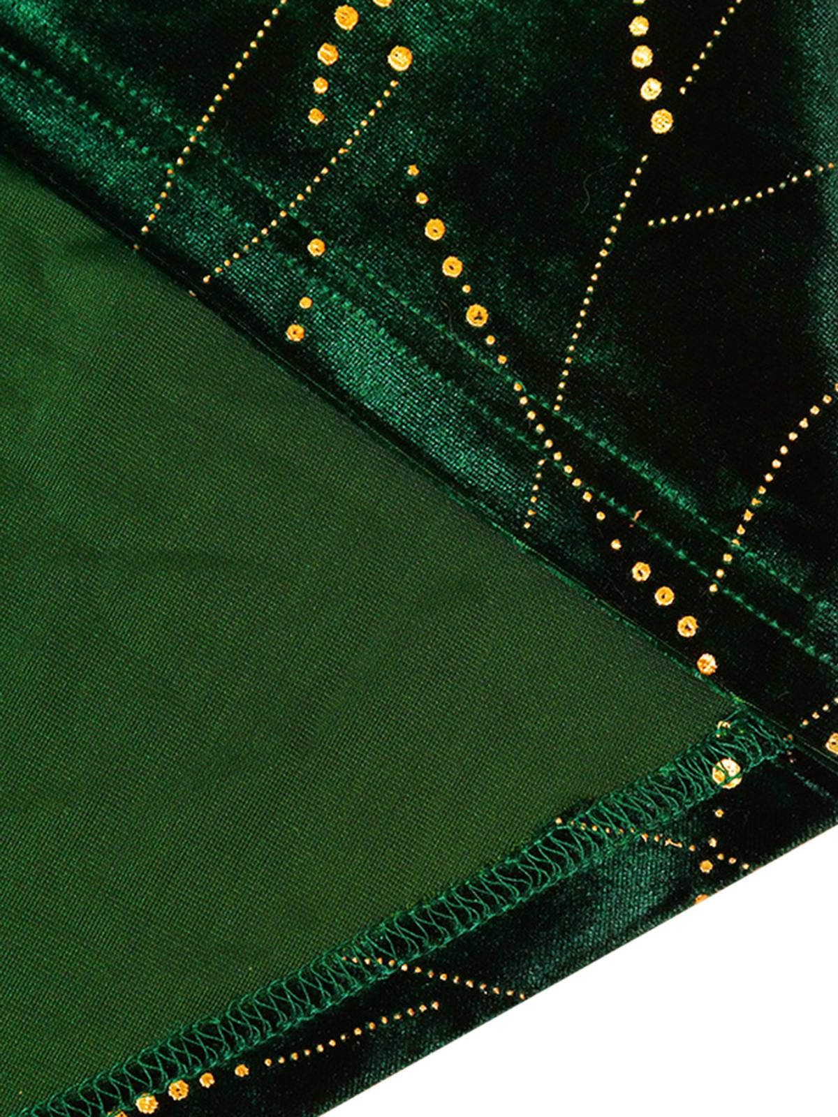 [Plus Size] 1930s Glitter Velvet Mermaid Dress - Image 7