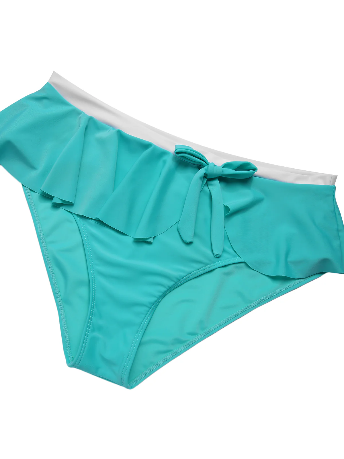 [Plus Size] 1930s Polka Dot Suspender Swimsuit Set - Image 7