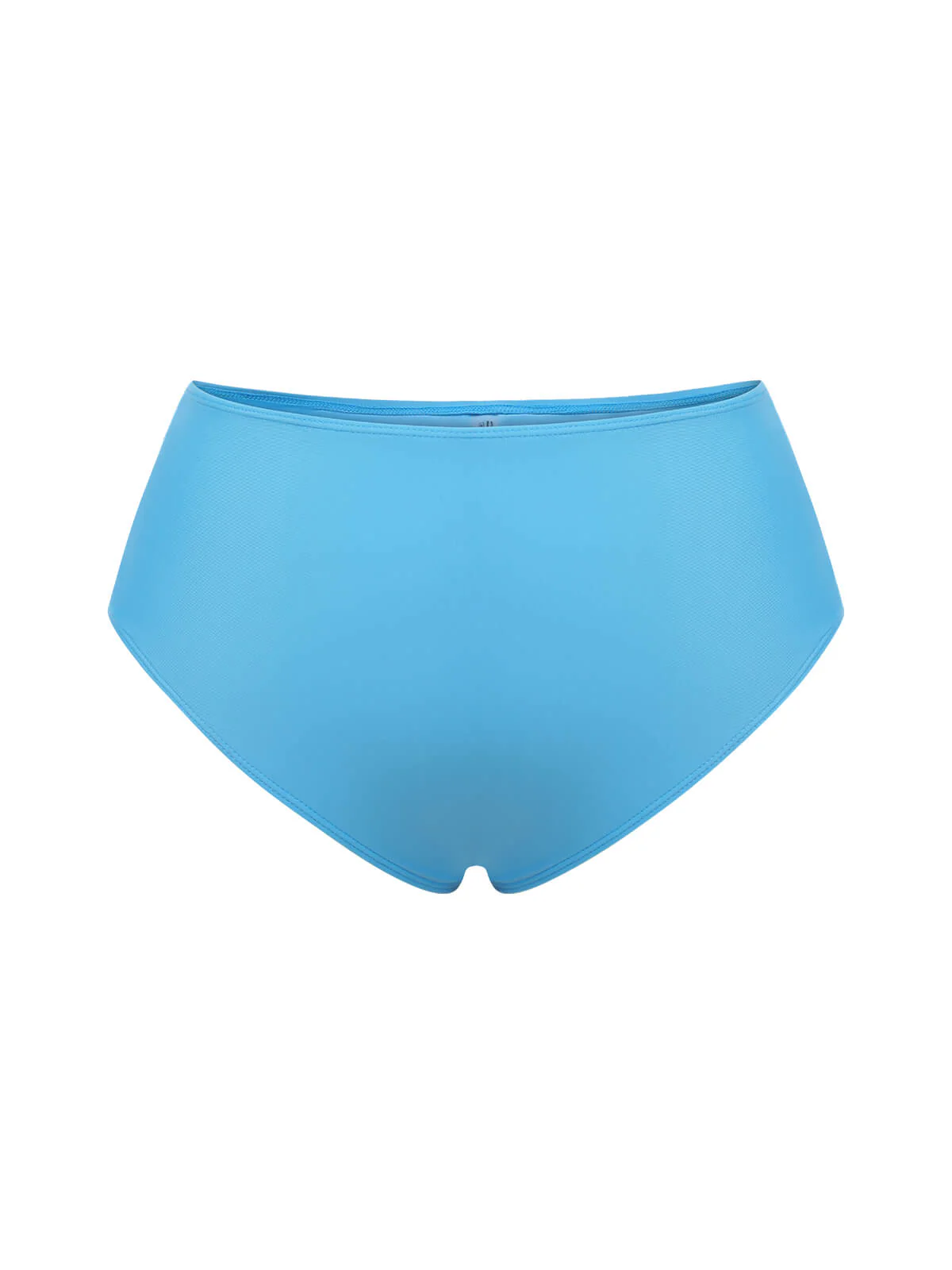 [Plus Size] Blue 1950s Diagonal Stripe Swimsuit - Image 4
