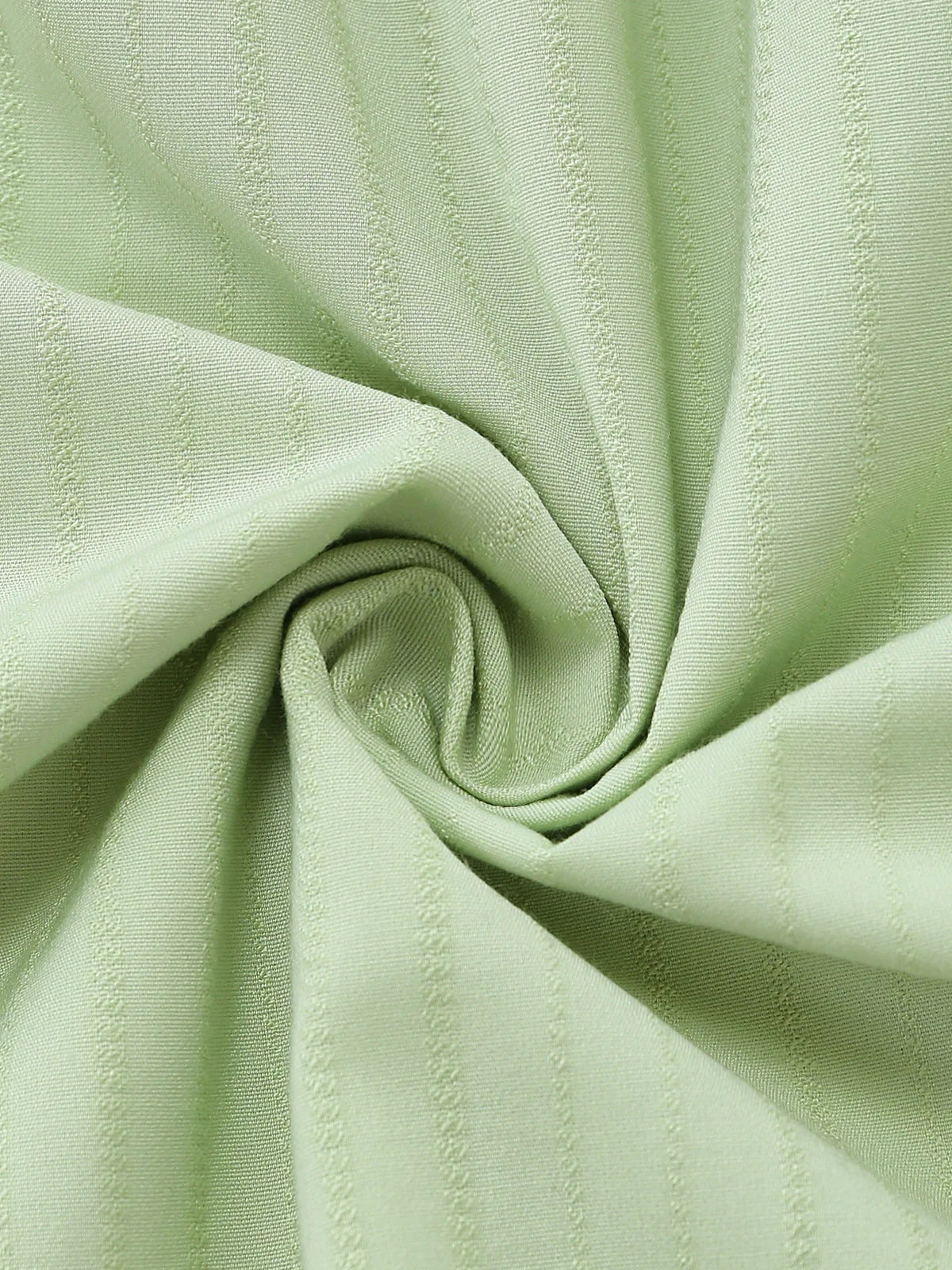 [Pre-Sale] [Plus Size] Green 1960s Ruffled Hem Smocked Dress - Image 8