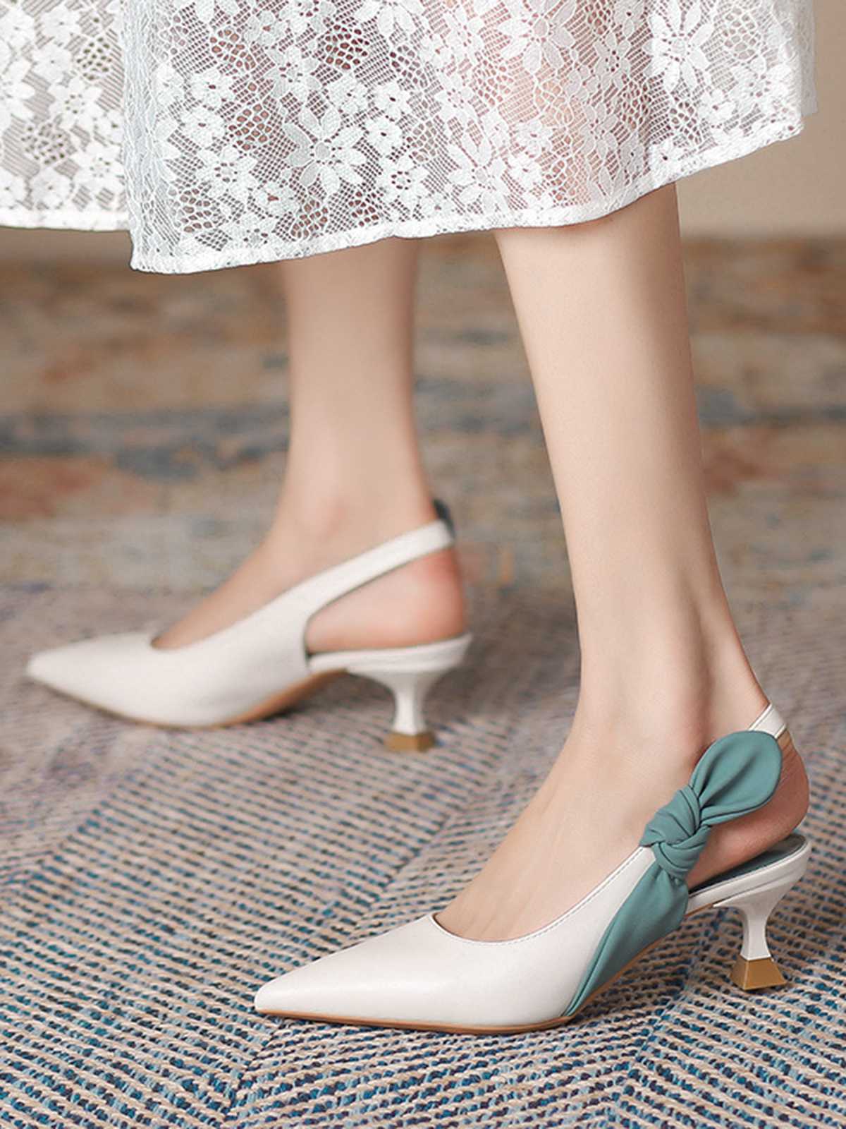 Pointed-Toe Strappy Stiletto Sandals - Image 5