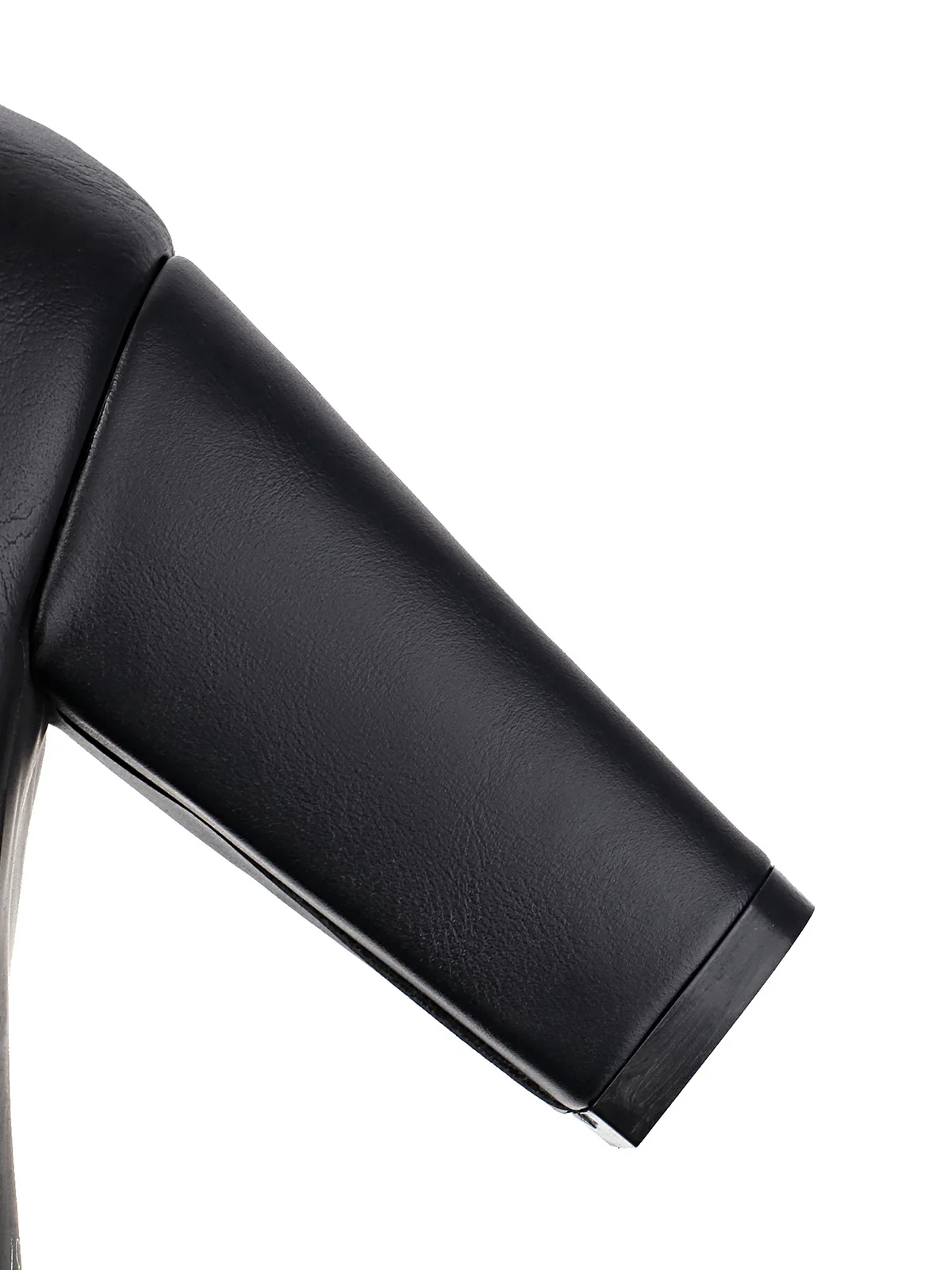 Polka Dot Round Toe Chunky Heels - Image 3