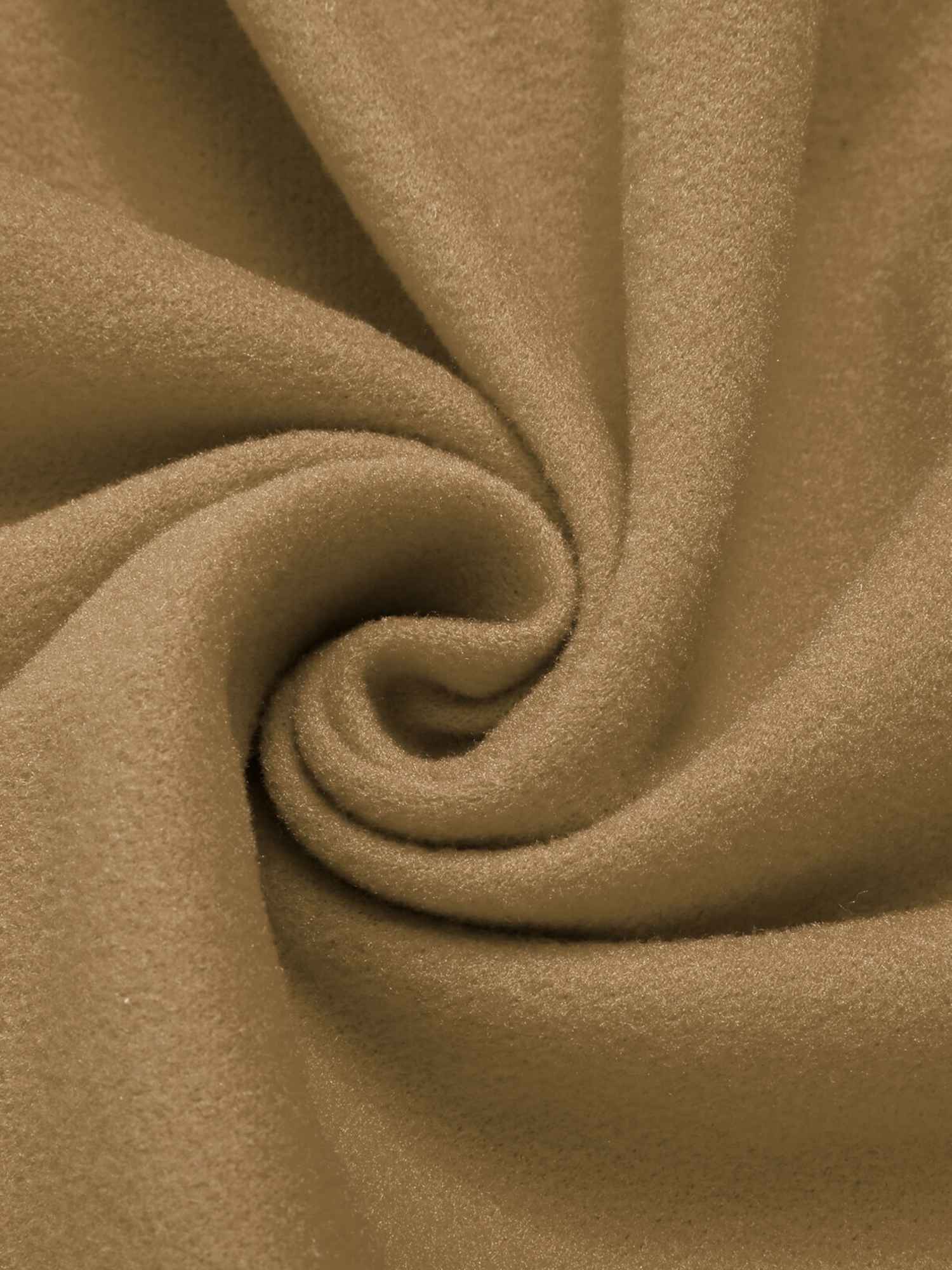 1950s Solid Color Lapel Slim Coat - Image 21