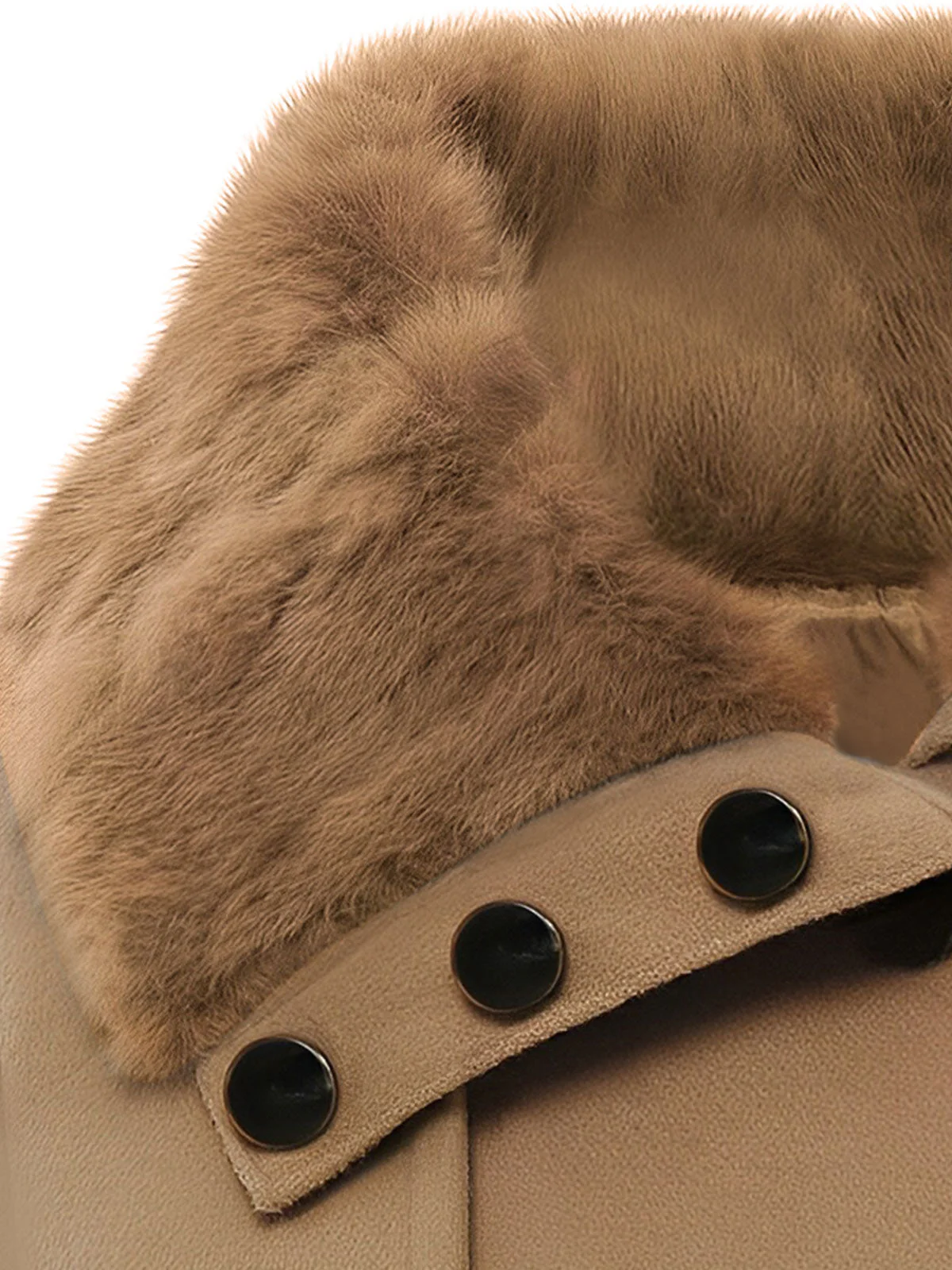 1950s Fur Collar Waisted Winter Coat - Image 8