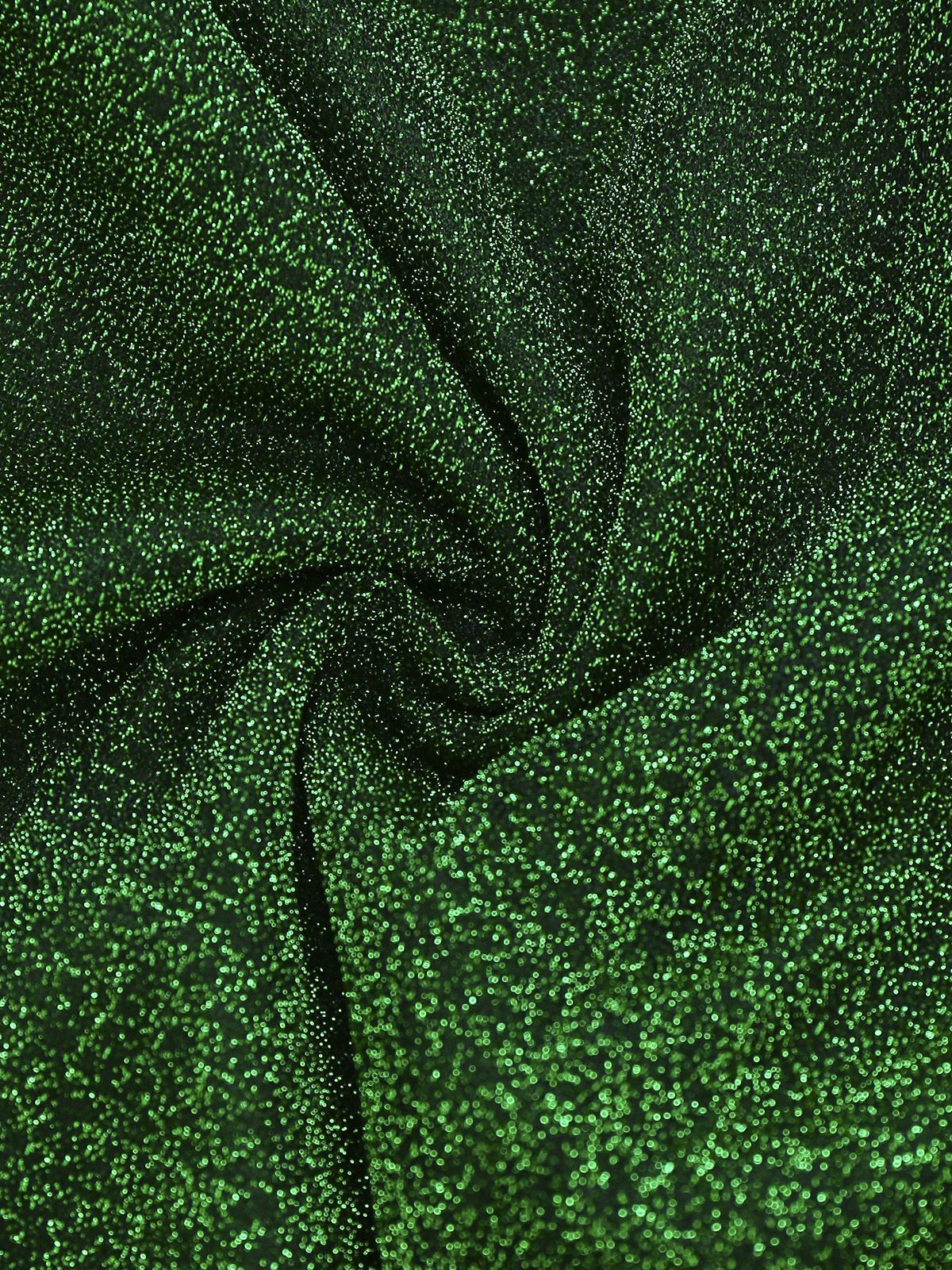 Green 1980s Solid Sparkly Mock Mesh Jumpsuit - Image 8