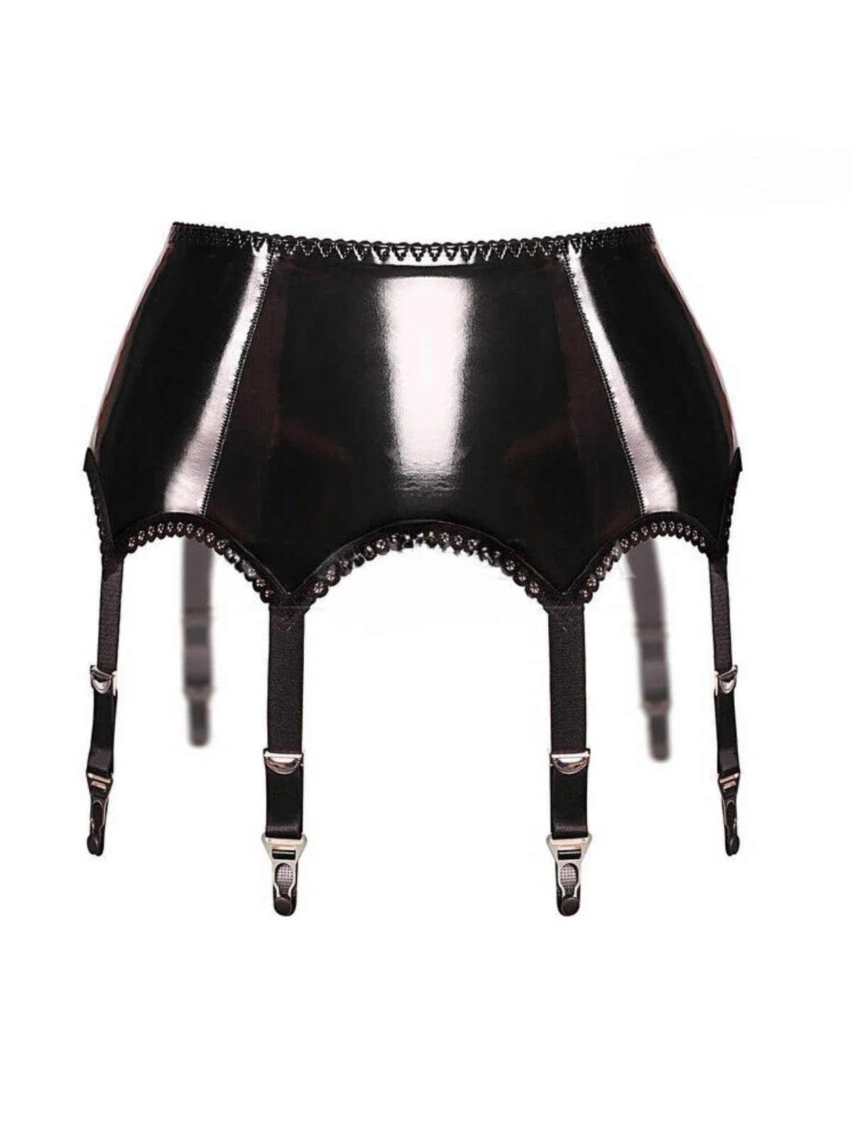 PU Leather Metal Gourd Buckle Stockings Accessories - Image 3